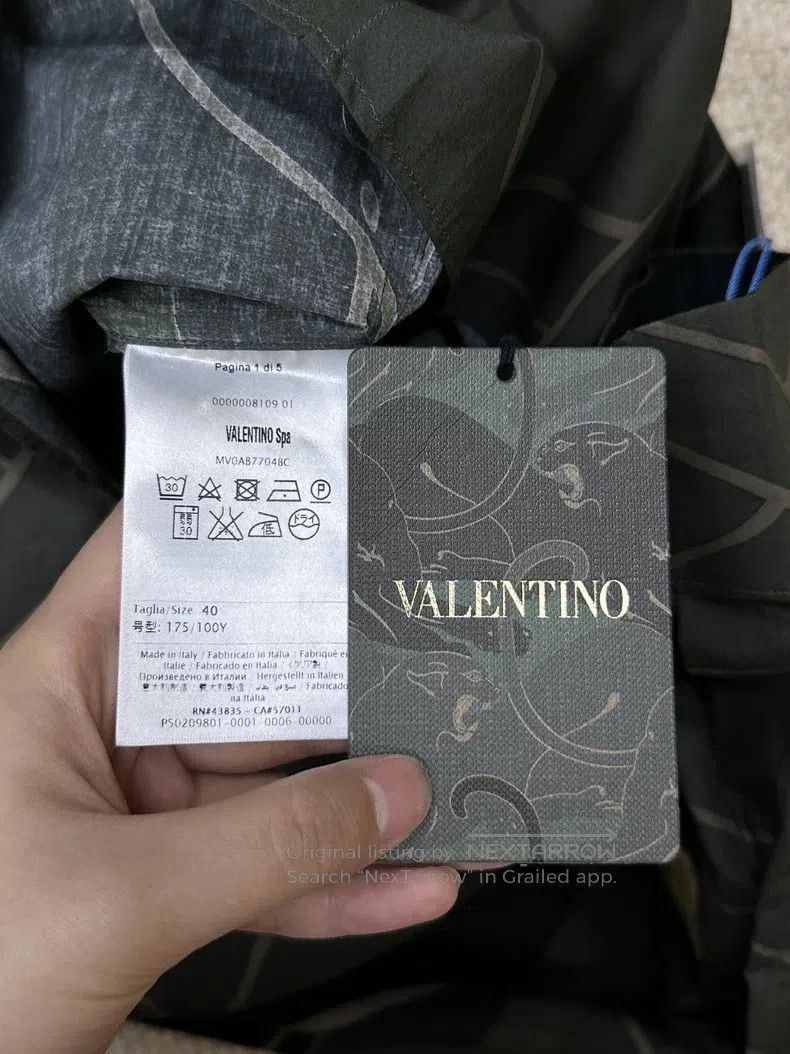Valentino Valentino Camouflage casual long-sleeved shirt Size US L / EU 52-54 / 3 - 6 Thumbnail