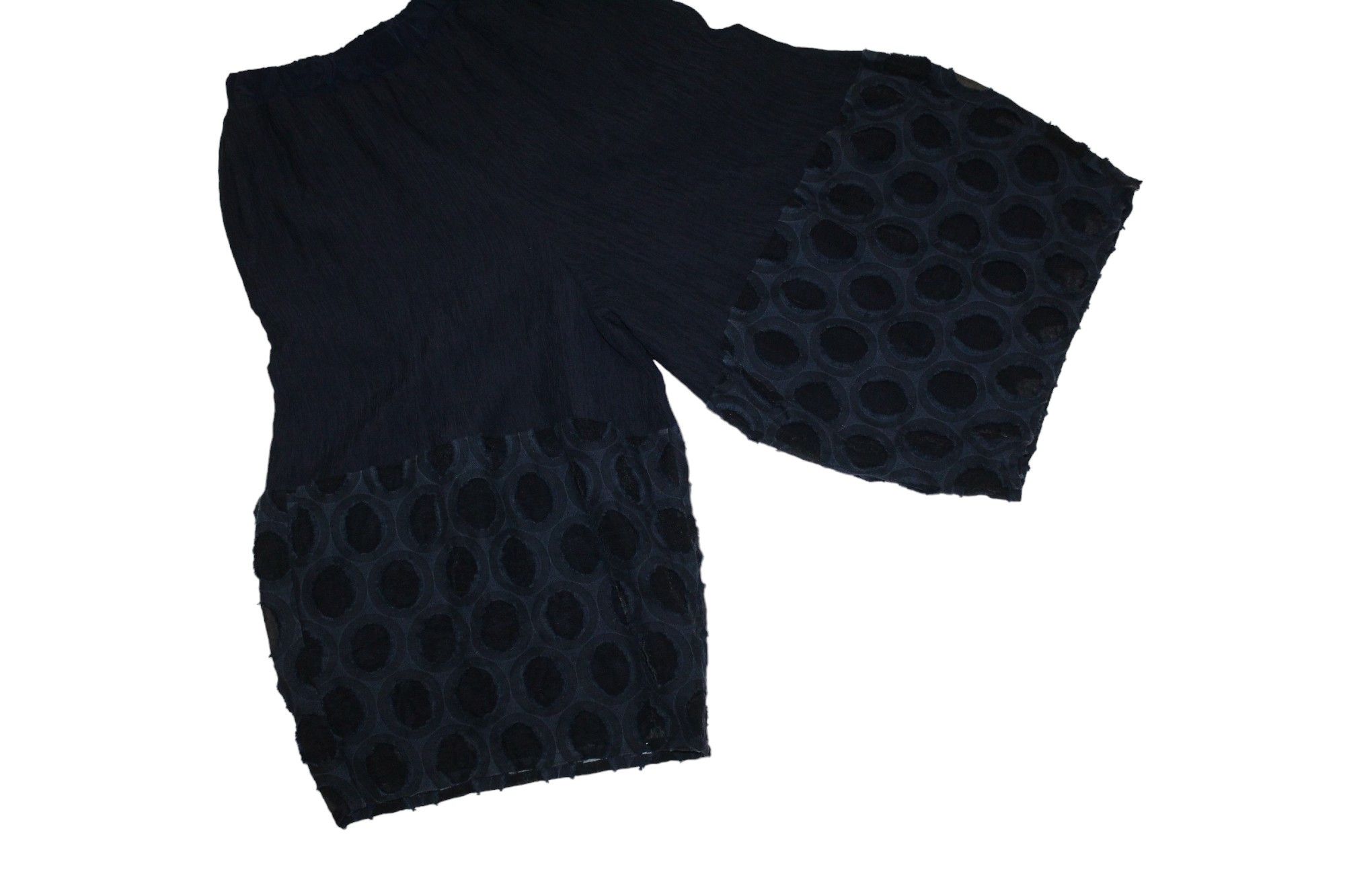 gomme GOMME by Maki Hiroshige Atelier Layered Cropped Plisse Pants Size US 32 / EU 48 - 4 Thumbnail