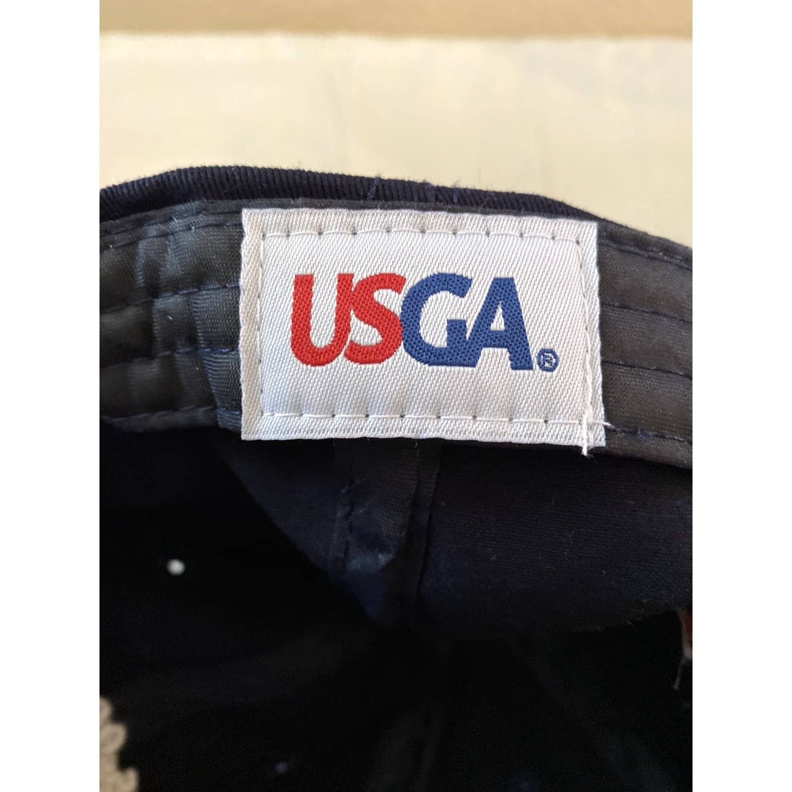 Vintage VINTAGE US Open 2020 Winged Foot USGA Member Blue Embroidered Strapback Golf Hat Adult Adjustable Blue Hat Mens/Golf Size ONE SIZE - 7 Thumbnail