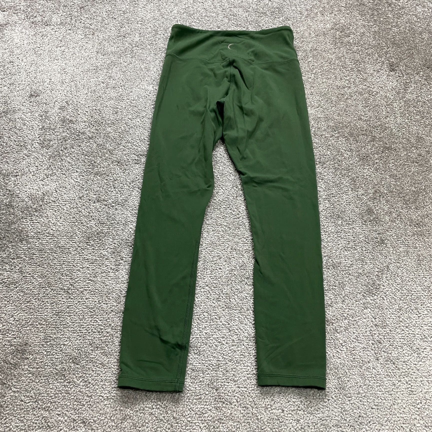 Vintage Zyia Active Compression Leggings Womens 2 Green Mid Rise Athletic Yoga 24x23.5 Size 26" / US 2 / IT 38 - 2 Thumbnail
