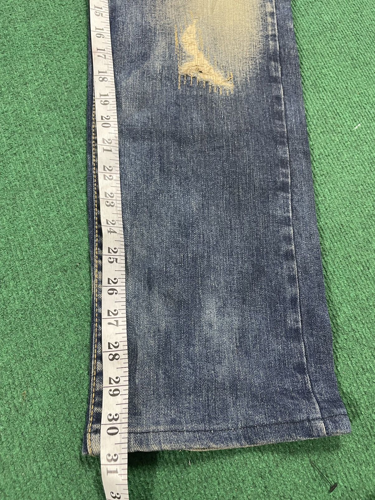 If Six Was Nine Distressed Cloud 72 Arts Jeans Size US 34 / EU 50 - 15 Thumbnail