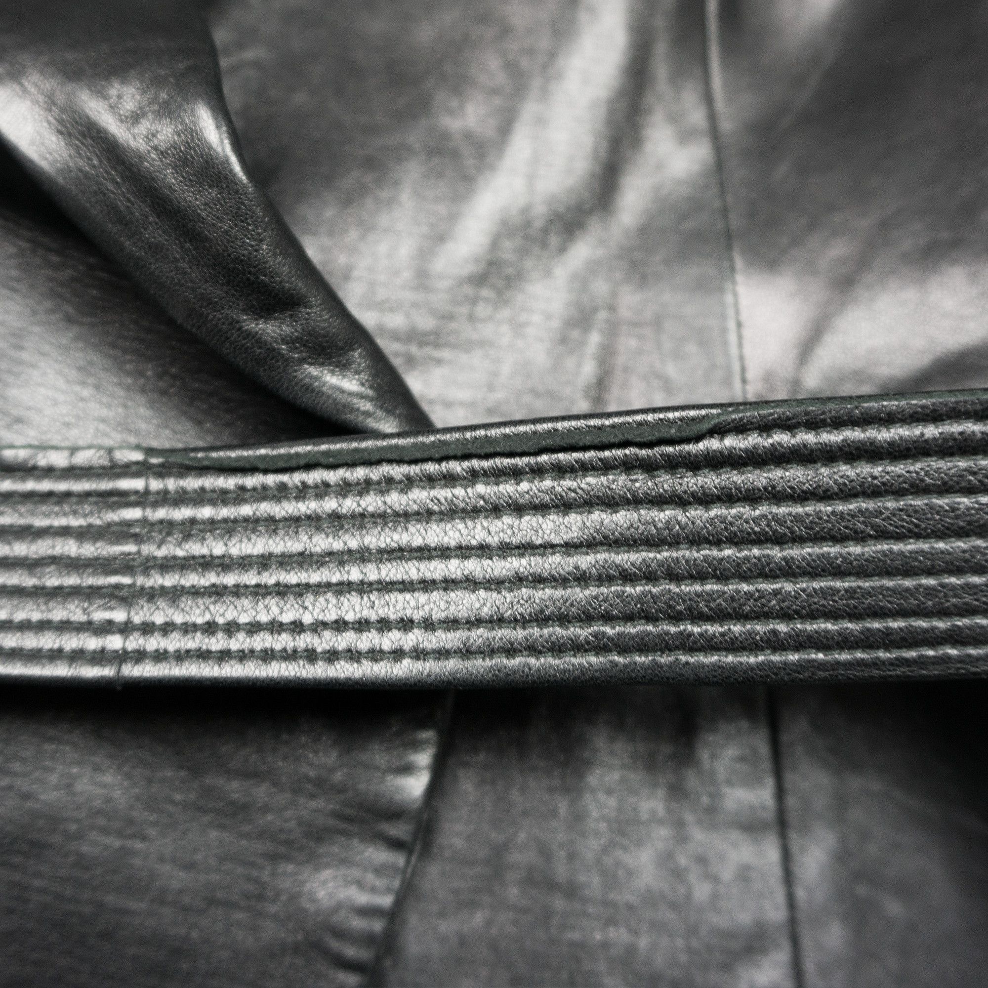 Gucci Gucci by Tom Ford AW01 Belted Leather Jacket Size M / US 6-8 / IT 42-44 - 10 Thumbnail