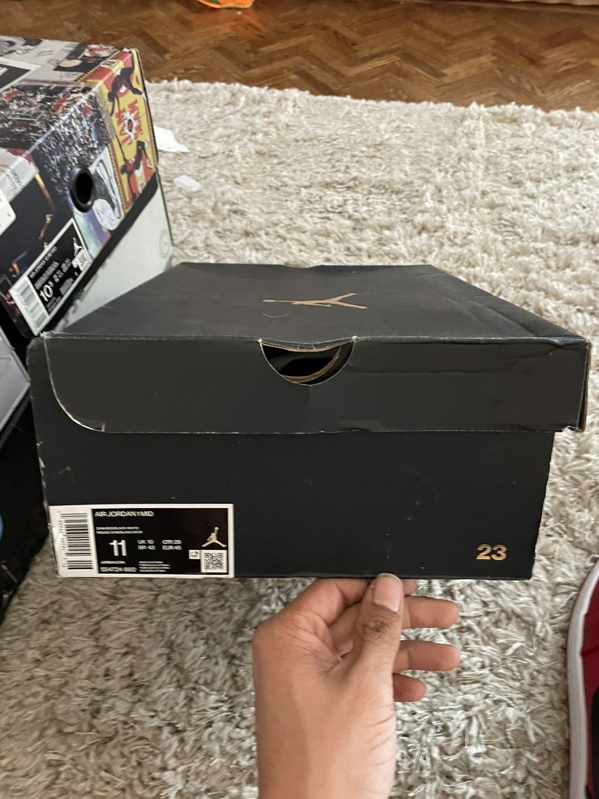 Jordan Brand Jordan 1 Mid Reverse Bred Size US 11 / EU 44 - 9 Thumbnail