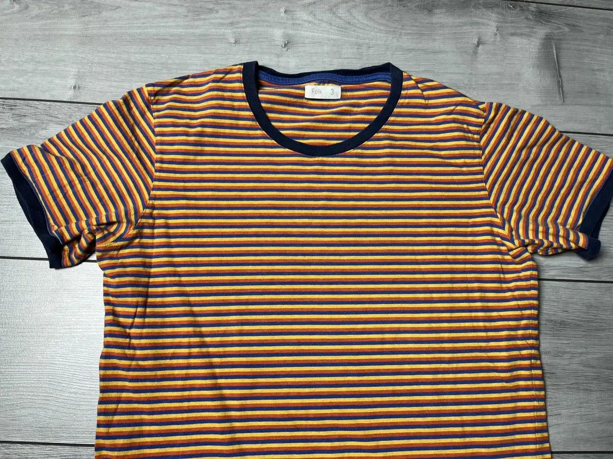 Folk Folk tshirt striped size small Size US S / EU 44-46 / 1 - 3 Thumbnail