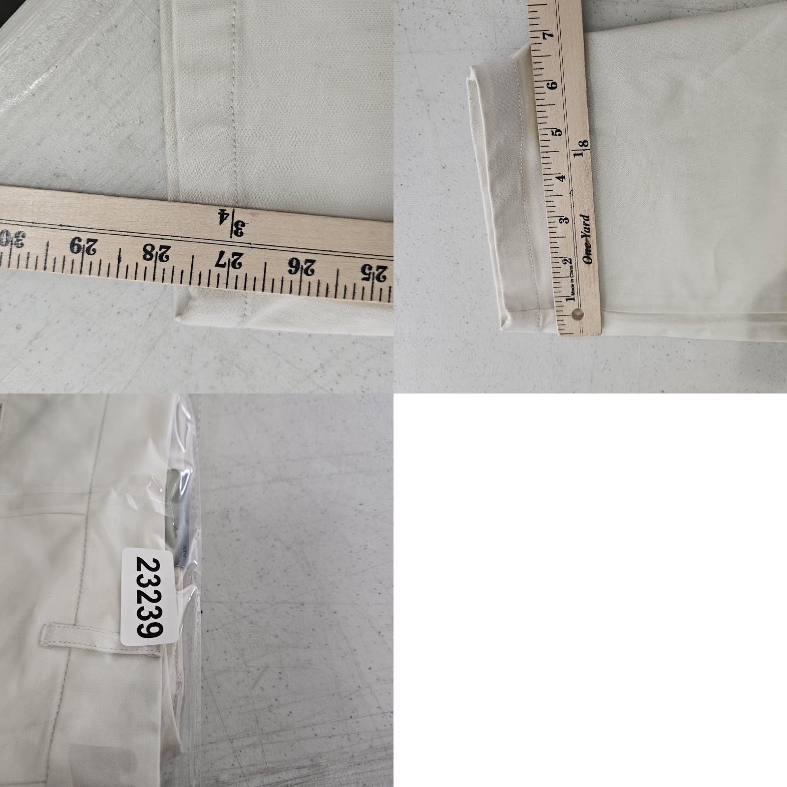 Vintage Goodfellow & Co Pants Mens 34x28 Stone Pleated Tapered Chino Slim Fit Casual Business 34x30 Zip Fly Pockets Mens Size US 34 / EU 50 - 9 Thumbnail