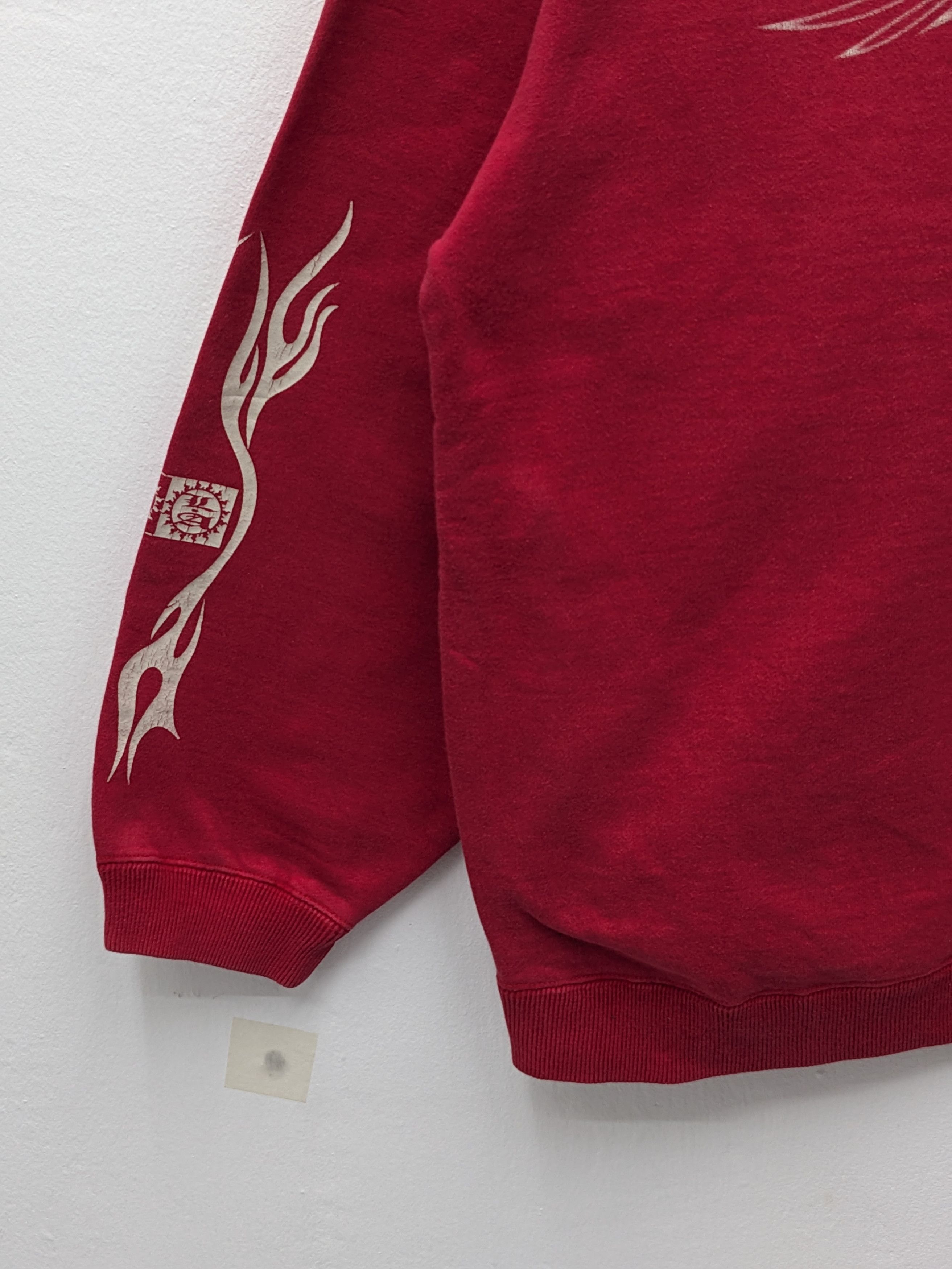Japanese Brand Vintage 90s Karma Los Angeles Gothic Graphic Sweatshirt Size US L / EU 52-54 / 3 - 6 Thumbnail