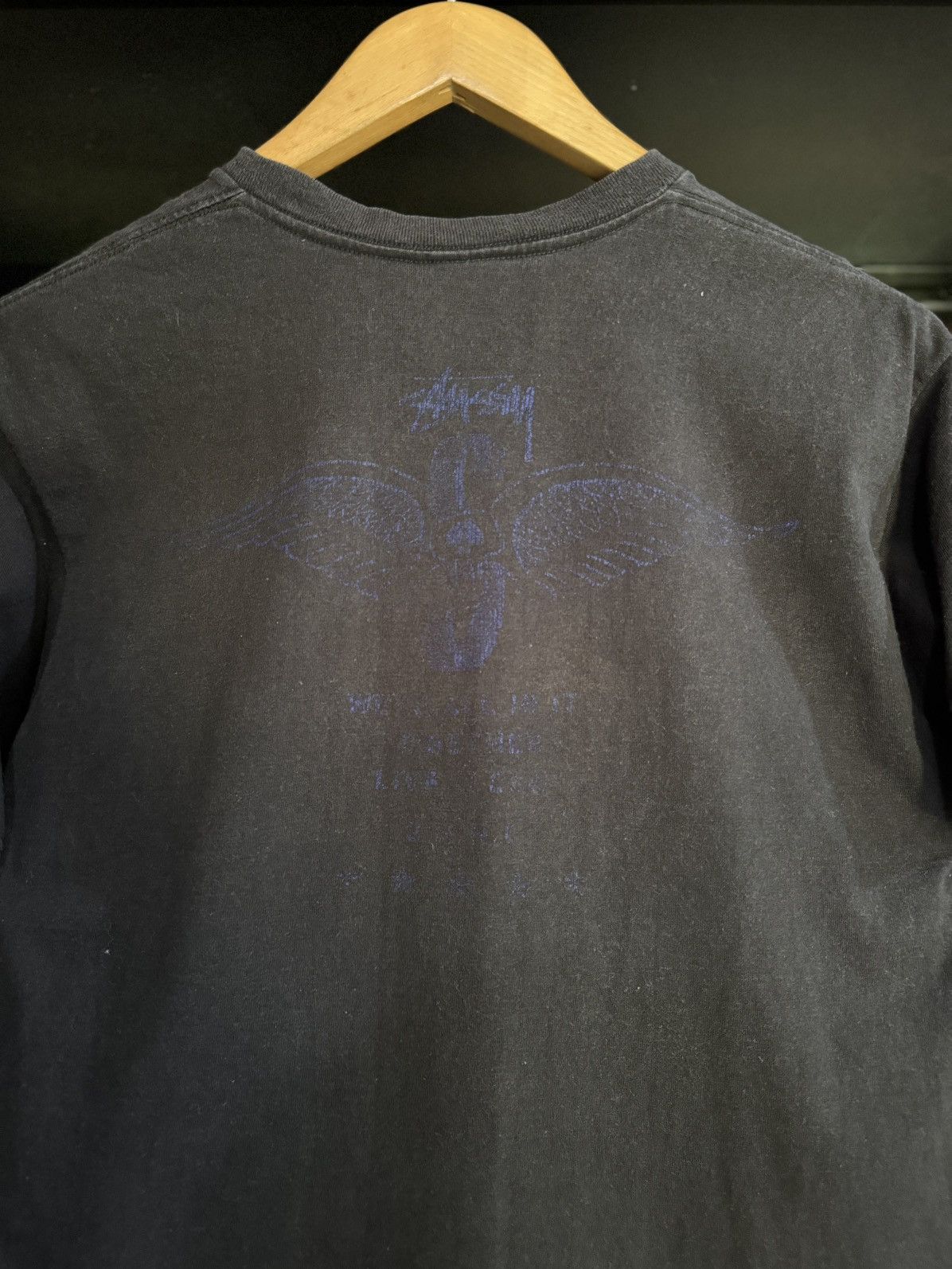 Stussy Vintage Stussy Wings Sun Faded Tee Size US M / EU 48-50 / 2 - 3 Thumbnail