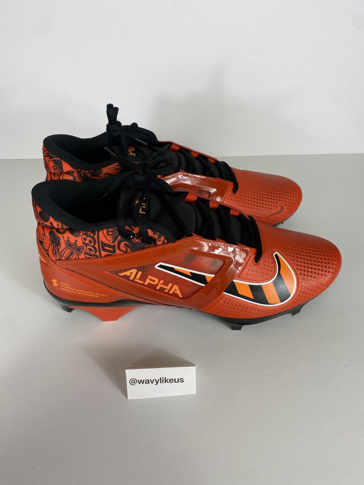 Nike NIKE Alpha Menace 4 Pro Nrg Cleats Men Size 11.5 Size US 11.5 / EU 44-45 - 4 Thumbnail