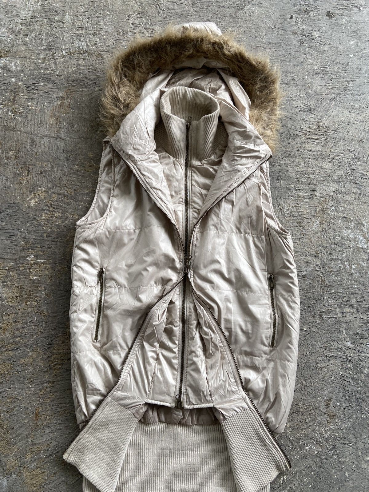 GOA 2000s X’tyle - Vkei GOA Style Double Multi Zip Fur Vest Size US M / EU 48-50 / 2 - 5 Thumbnail