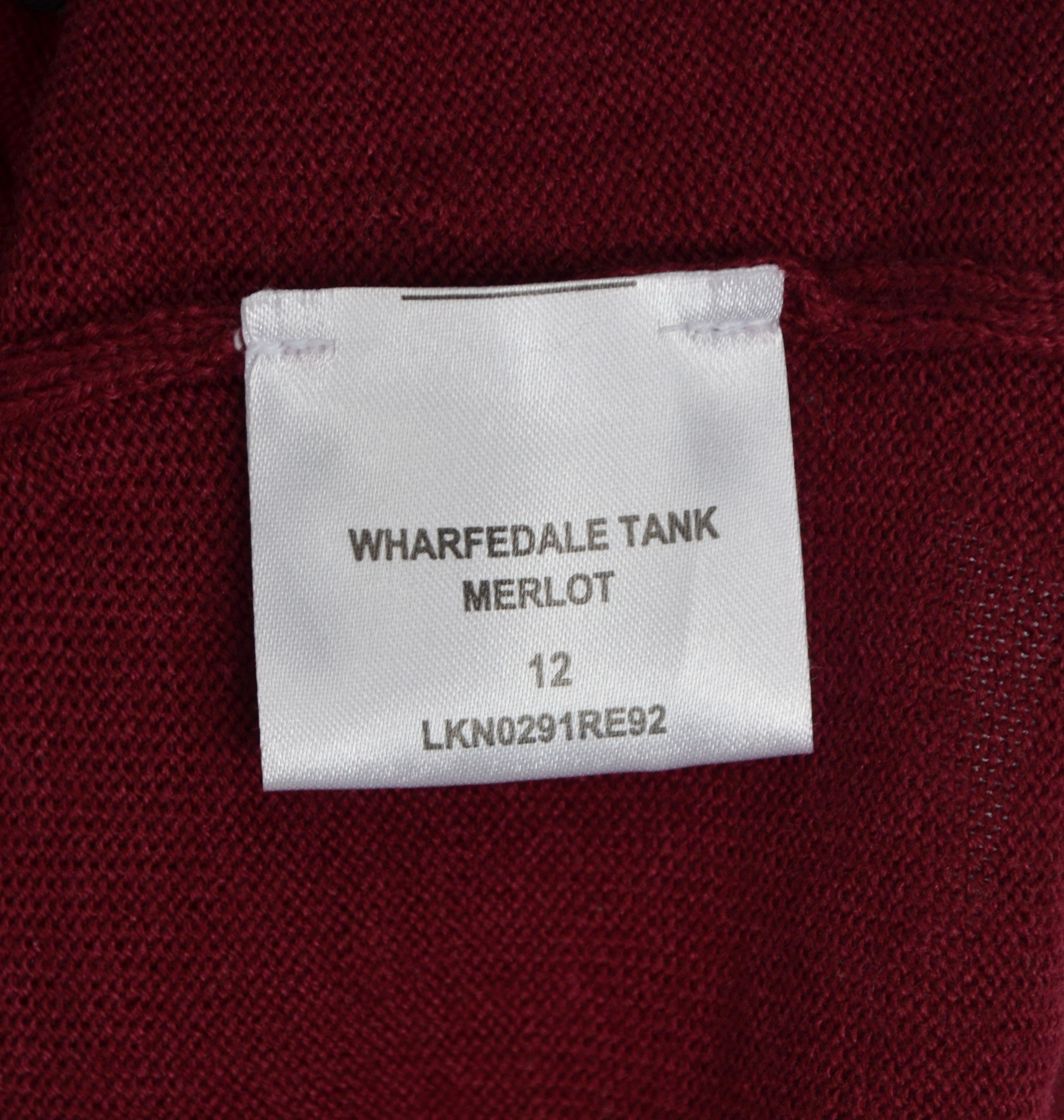 Barbour Barbour Wharfedale Wool Silk Cashmere Tank Merlot Sleeveless Size M / US 6-8 / IT 42-44 - 10 Thumbnail