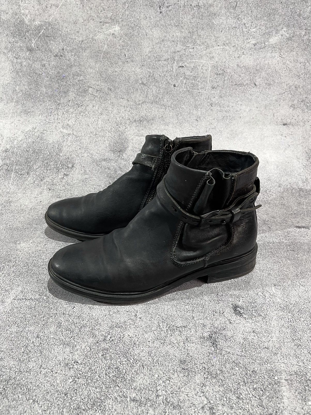 98 Boots Shoes Leather Italy Style Rick Owens Size 39