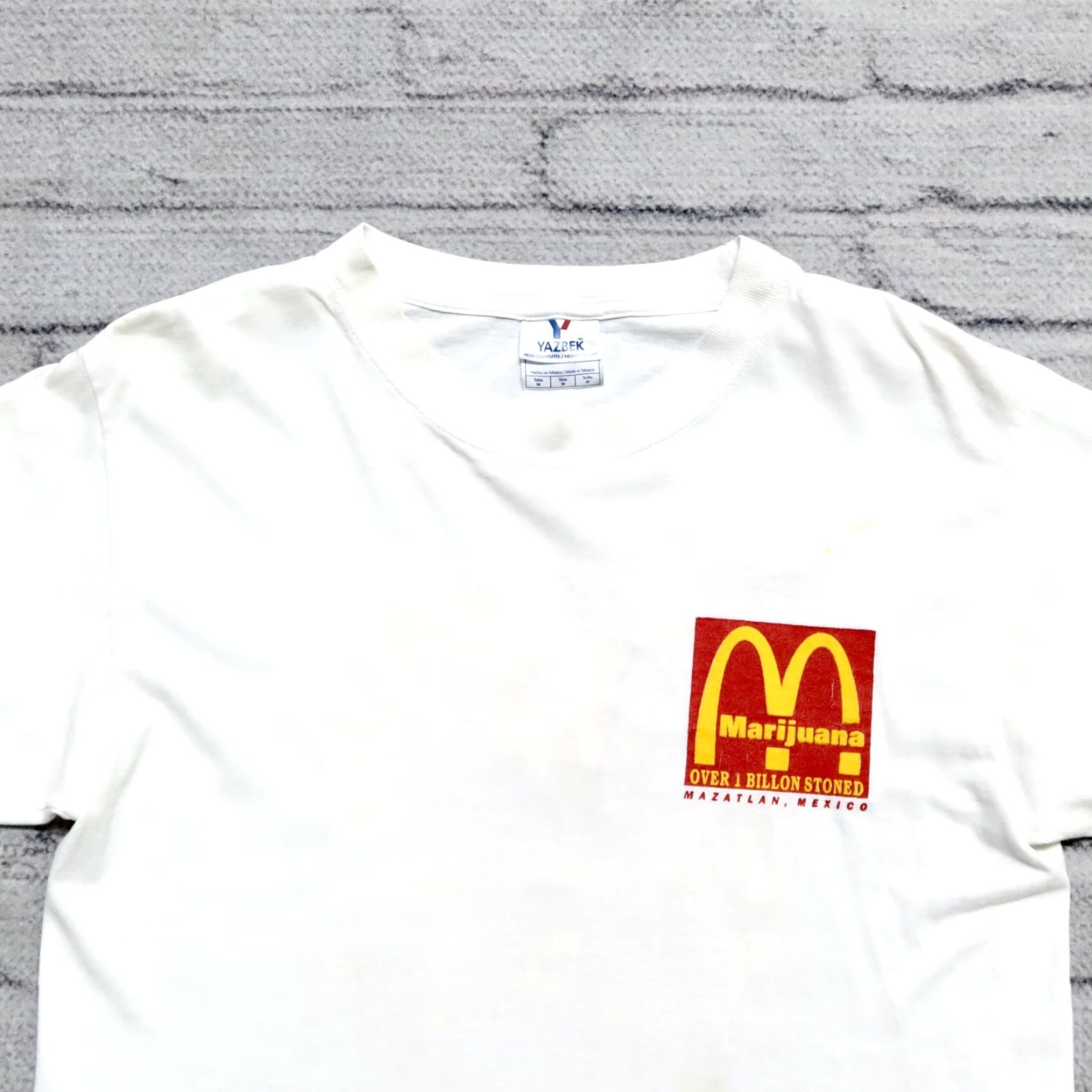 Nike Vintage Nike Shirt M White 90s Marijuana Stoned Over 1 Billion Stoned Shirts Mens Size US M / EU 48-50 / 2 - 5 Thumbnail