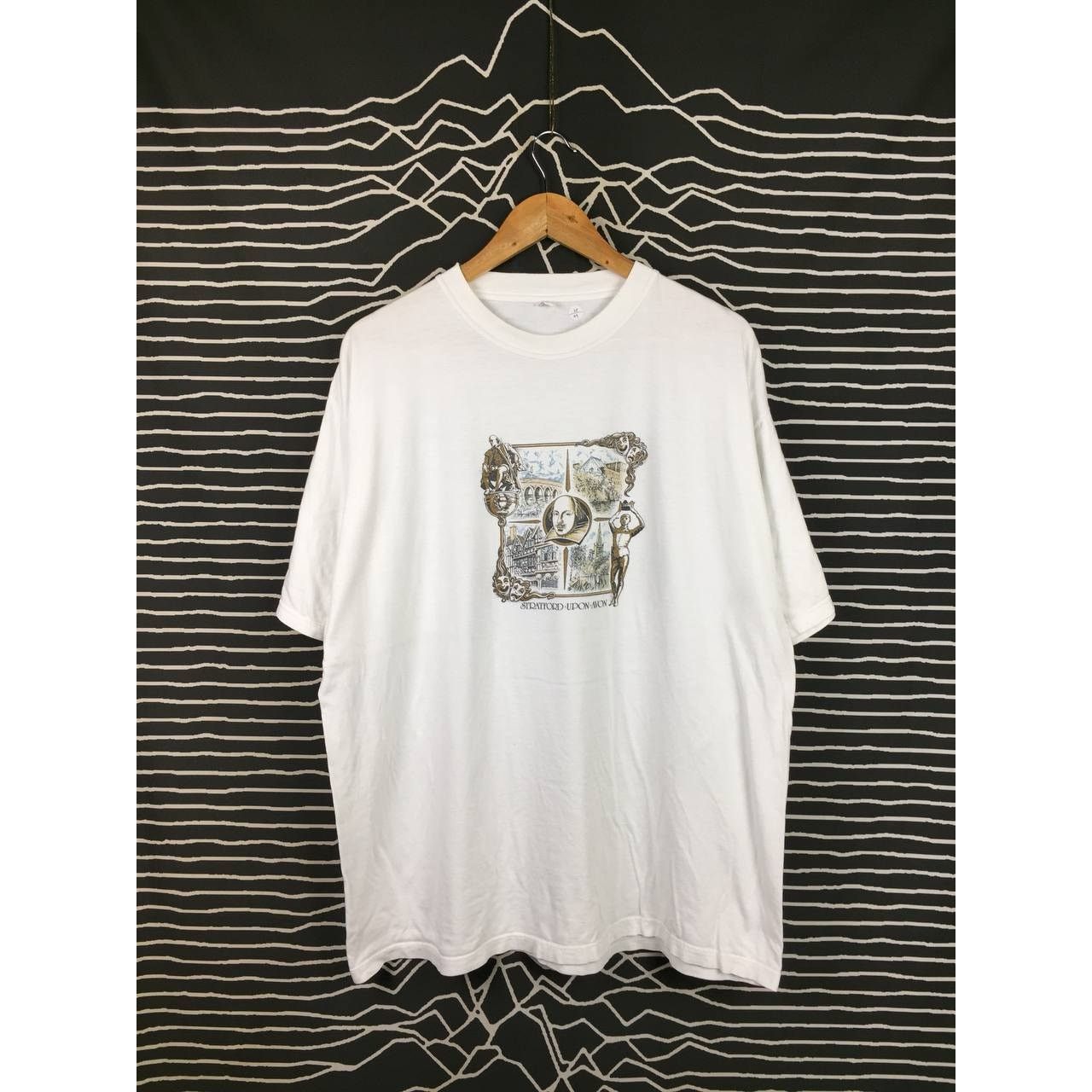 Vintage Vtg William Shakespeare Stratford Upon Avon Art Tee Size US XL / EU 56 / 4 - 2 Thumbnail