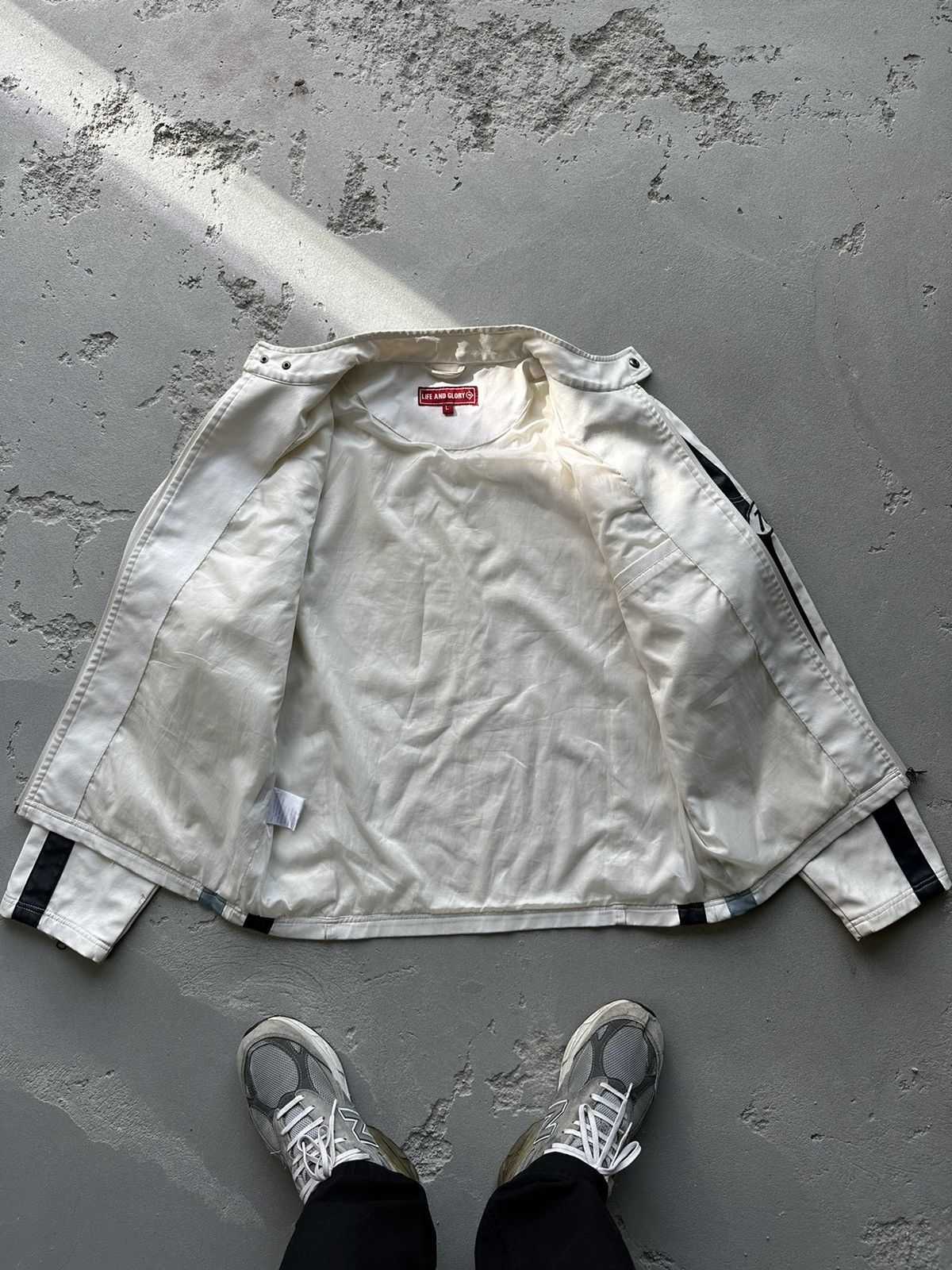 Vintage Vintage NASCAR Racing Leather Jacket Size US L / EU 52-54 / 3 - 9 Thumbnail