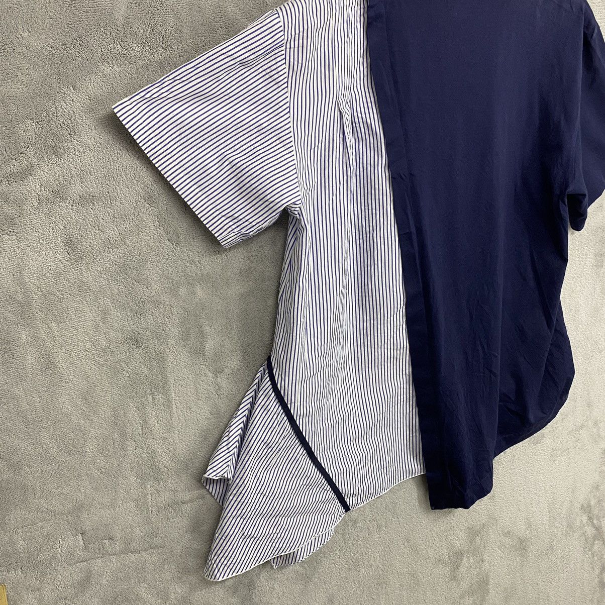 Lanvin 🔥 RARE LANVIN BLUE STRIPE SHIRT Size 4XL / US 24-26 - 6 Thumbnail
