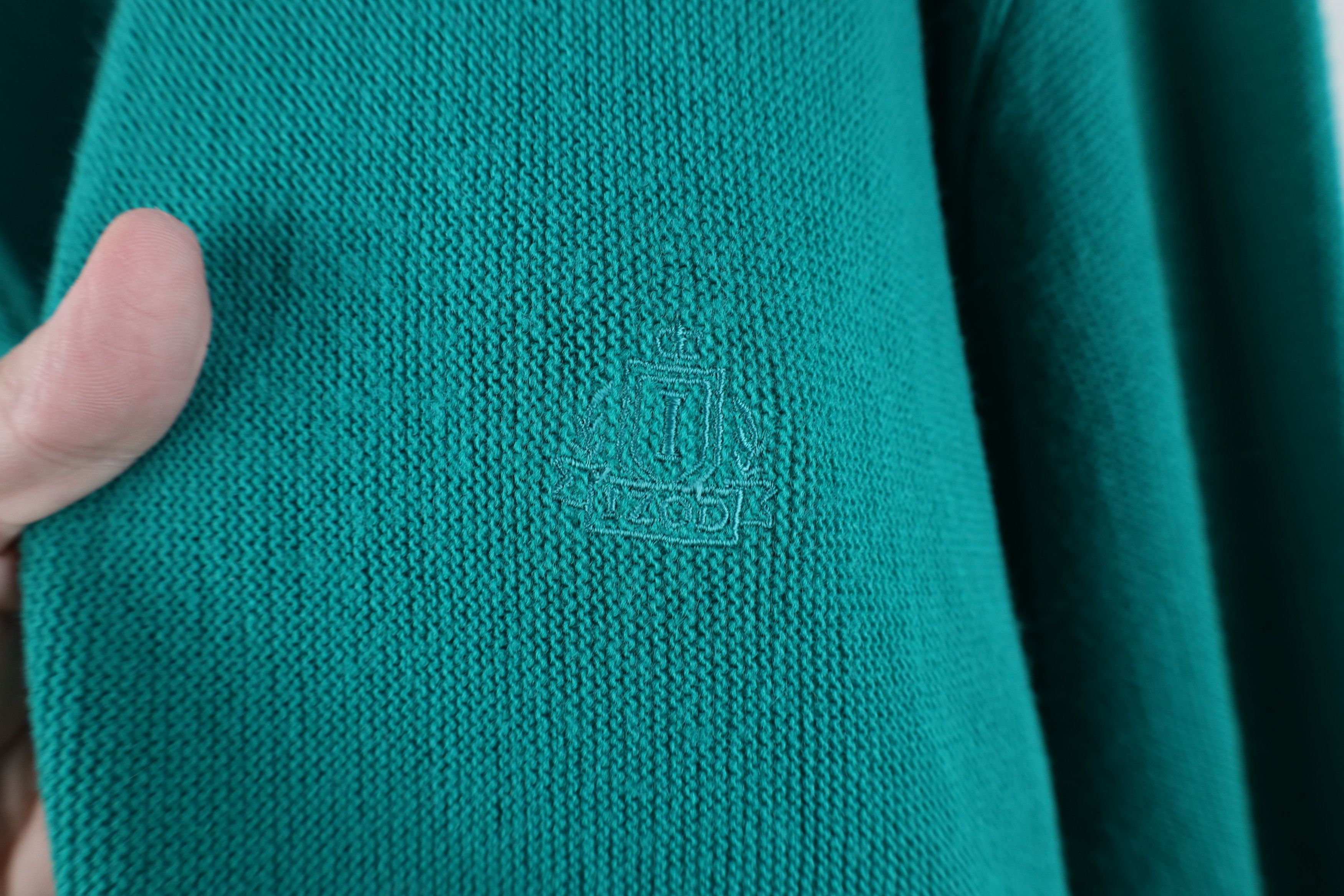 Izod Vintage 90s Izod Knit Button Cardigan Sweater Teal USA Size US XL / EU 56 / 4 - 4 Thumbnail