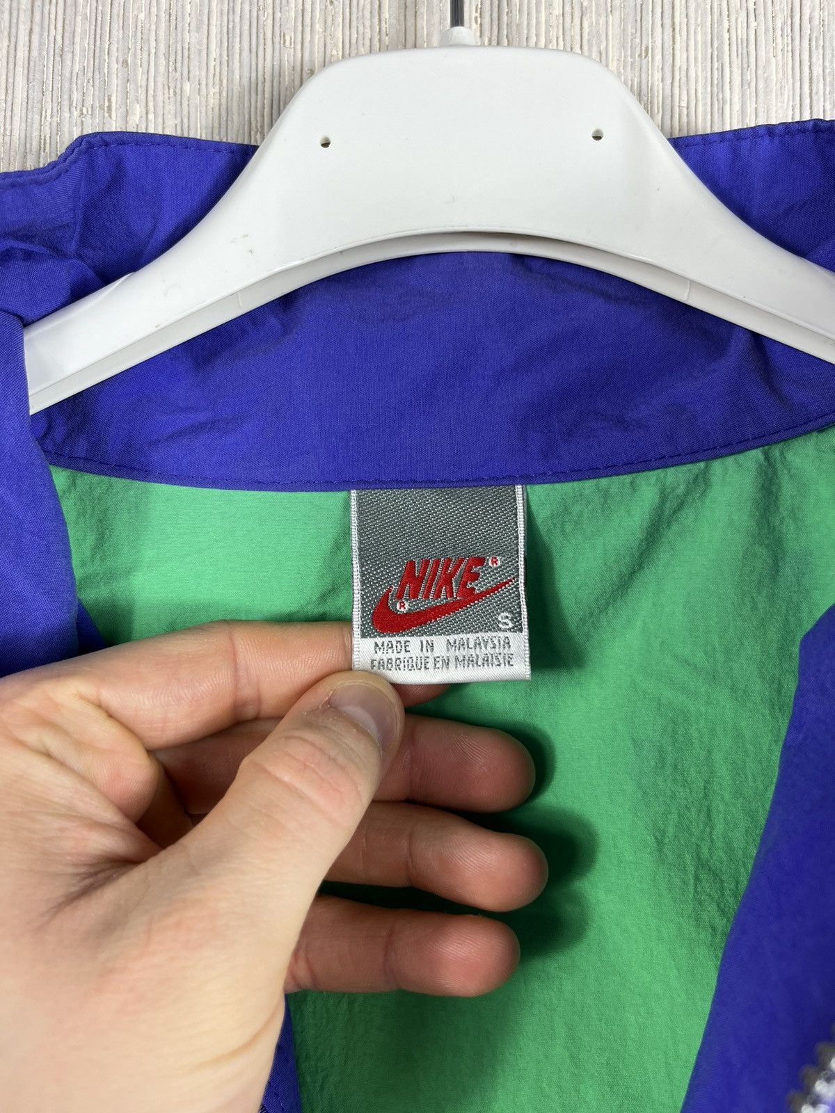Nike × Vintage Vintage Nike nylon windbreaker jacket 80s anorak half zip Size US S / EU 44-46 / 1 - 18 Thumbnail