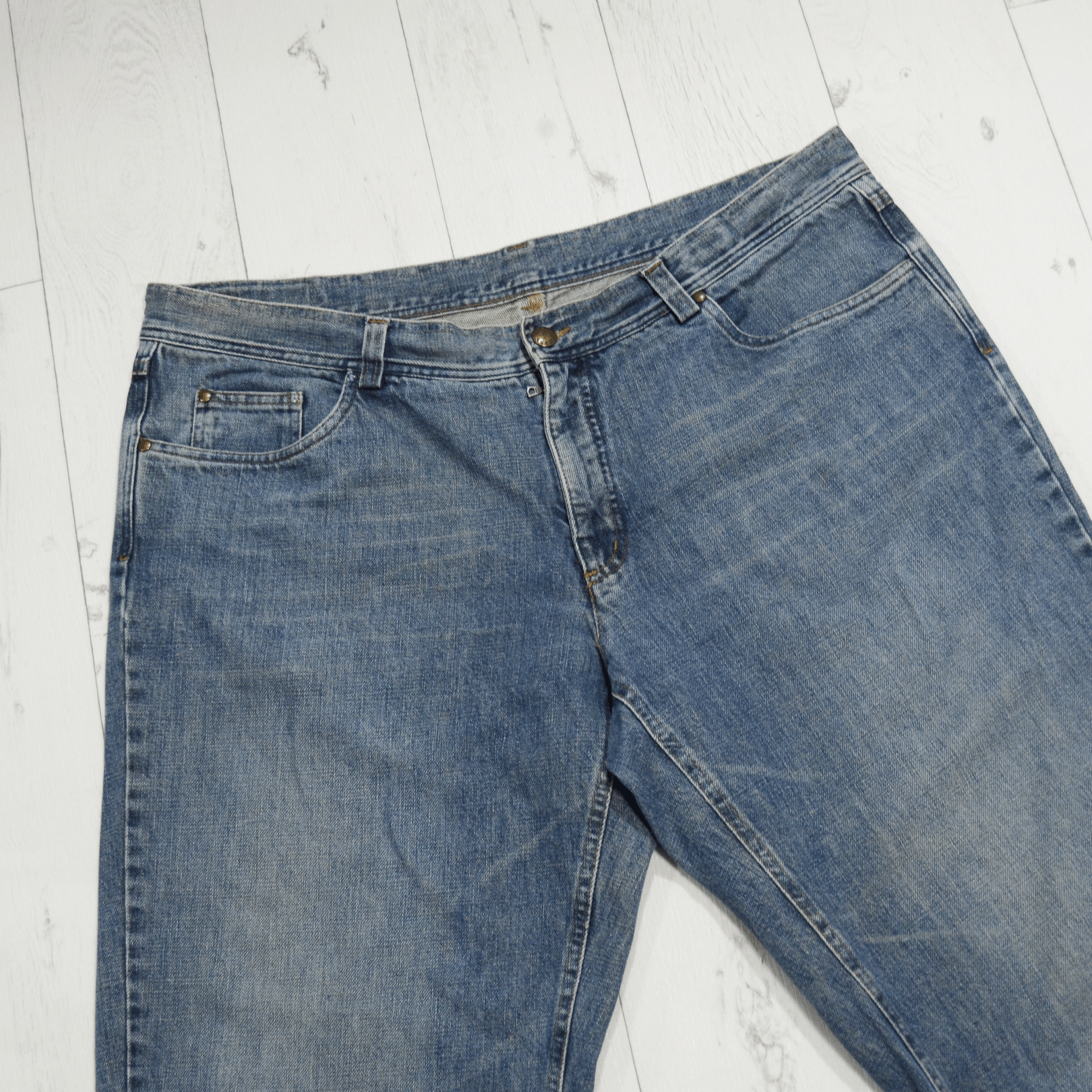 Paul & Shark × Vintage Vintage Paul & Shark Yachting Jeans Big Size 42 Blue Denim Size US 42 / EU 58 - 3 Thumbnail
