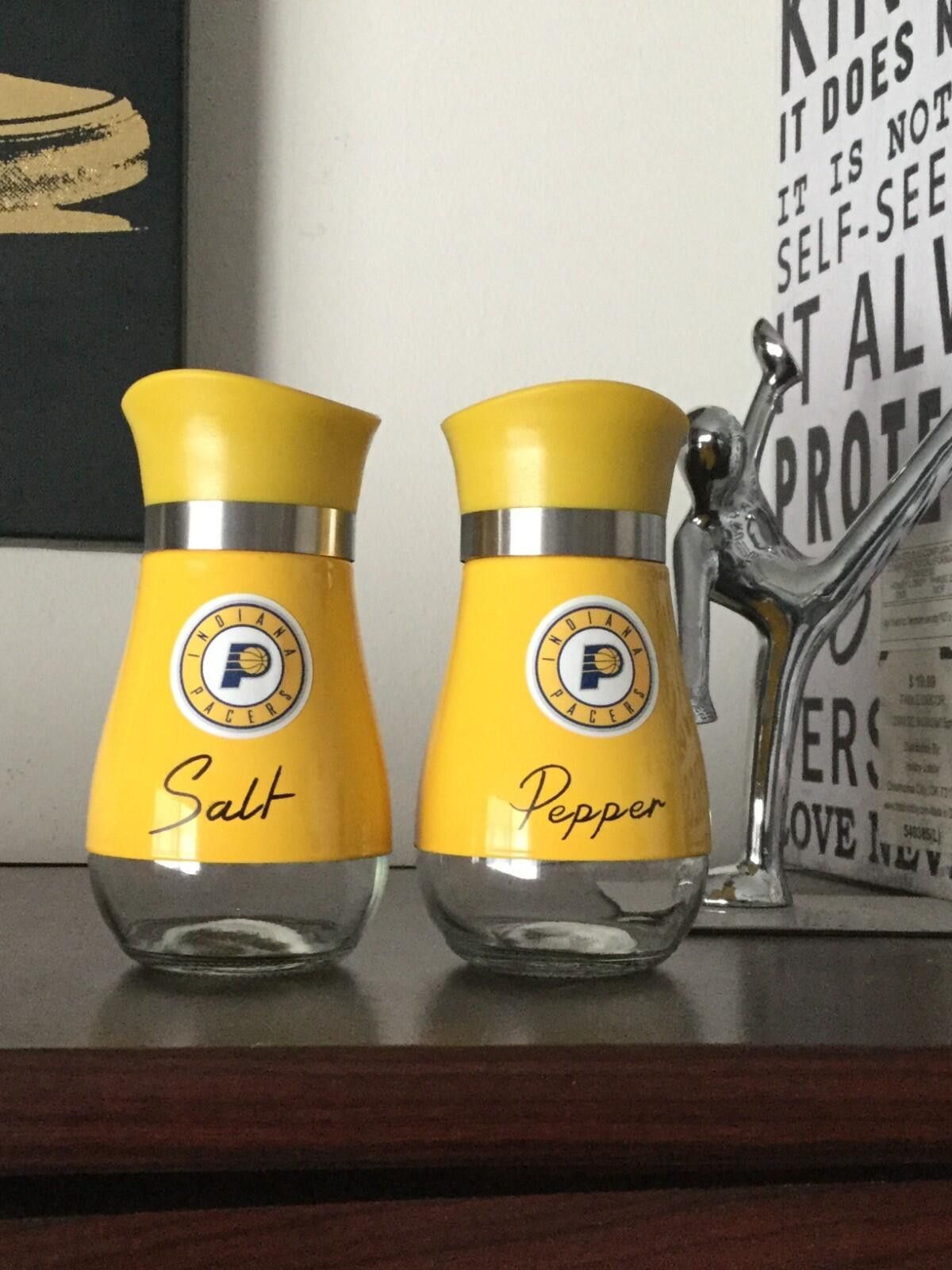 The Unbranded Brand Indiana Pacers Stainless Steel Salt & Pepper Shaker Set Size ONE SIZE - 1 Preview