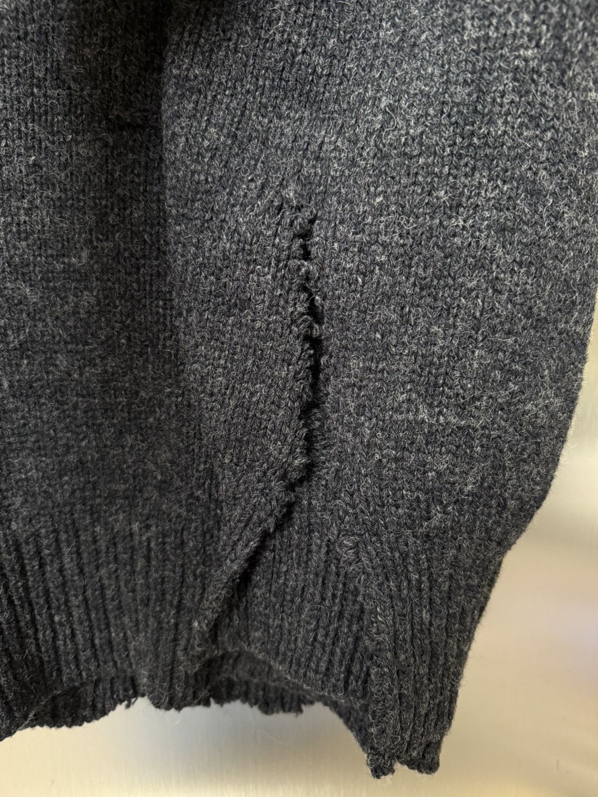 Marni Marni wool Asymmetrical Distressed cut out sweater Size US S / EU 44-46 / 1 - 4 Thumbnail