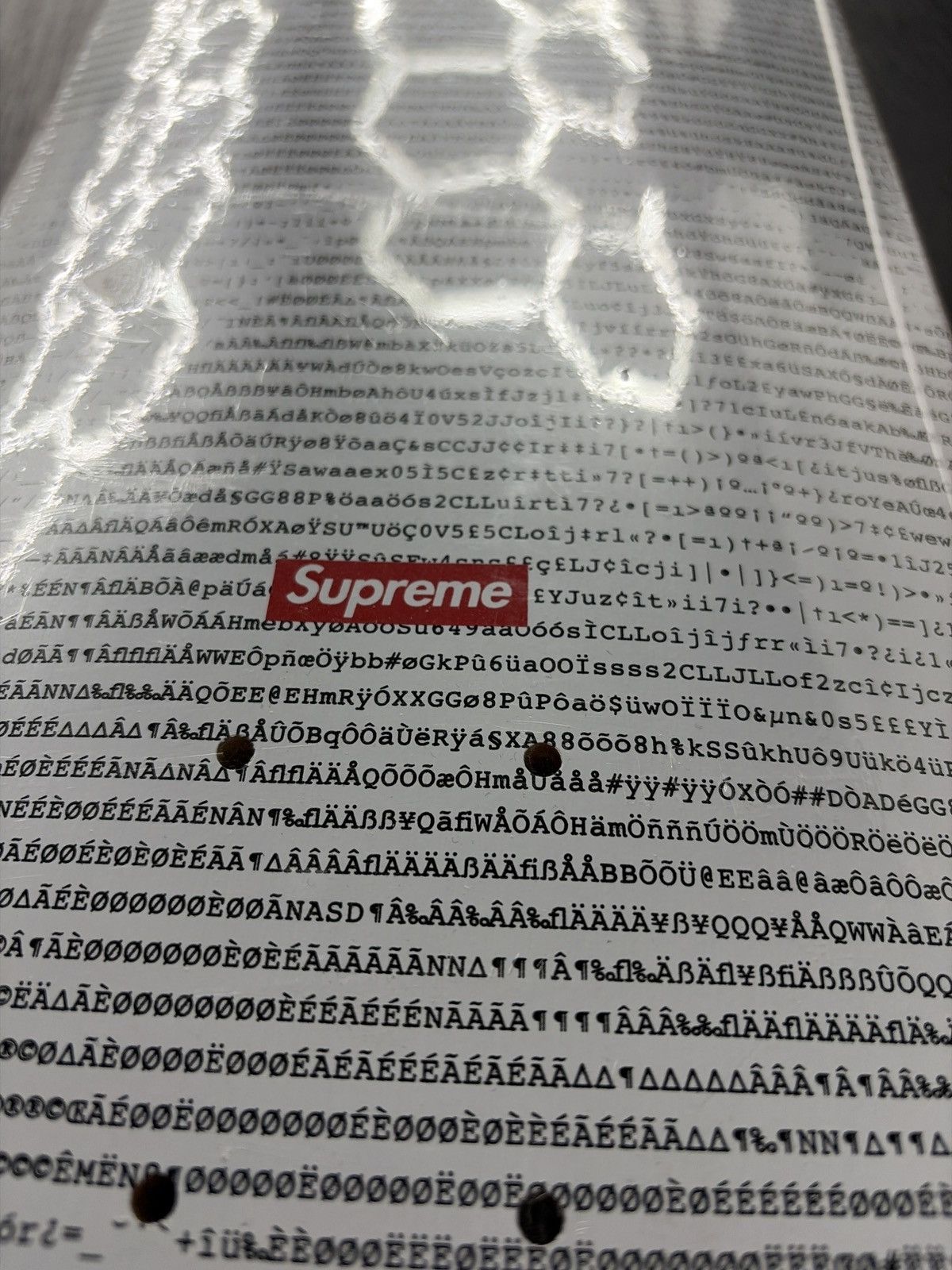 Supreme Supreme Digi Skateboard Deck White Size ONE SIZE - 1 Thumbnail