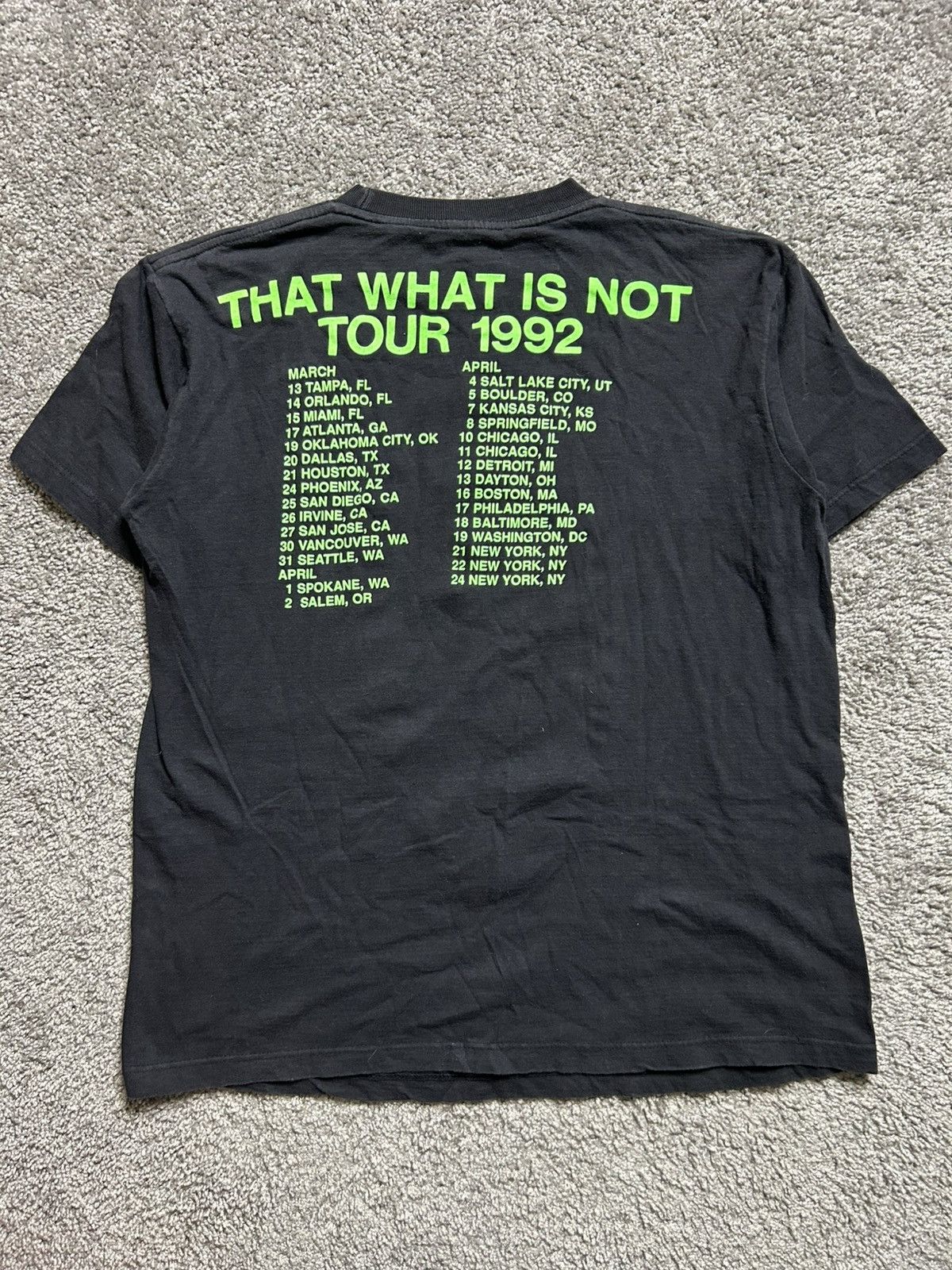 Vintage Vintage 90s PIL Public Image That What Is Not Shirt 1992 Size US L / EU 52-54 / 3 - 7 Thumbnail