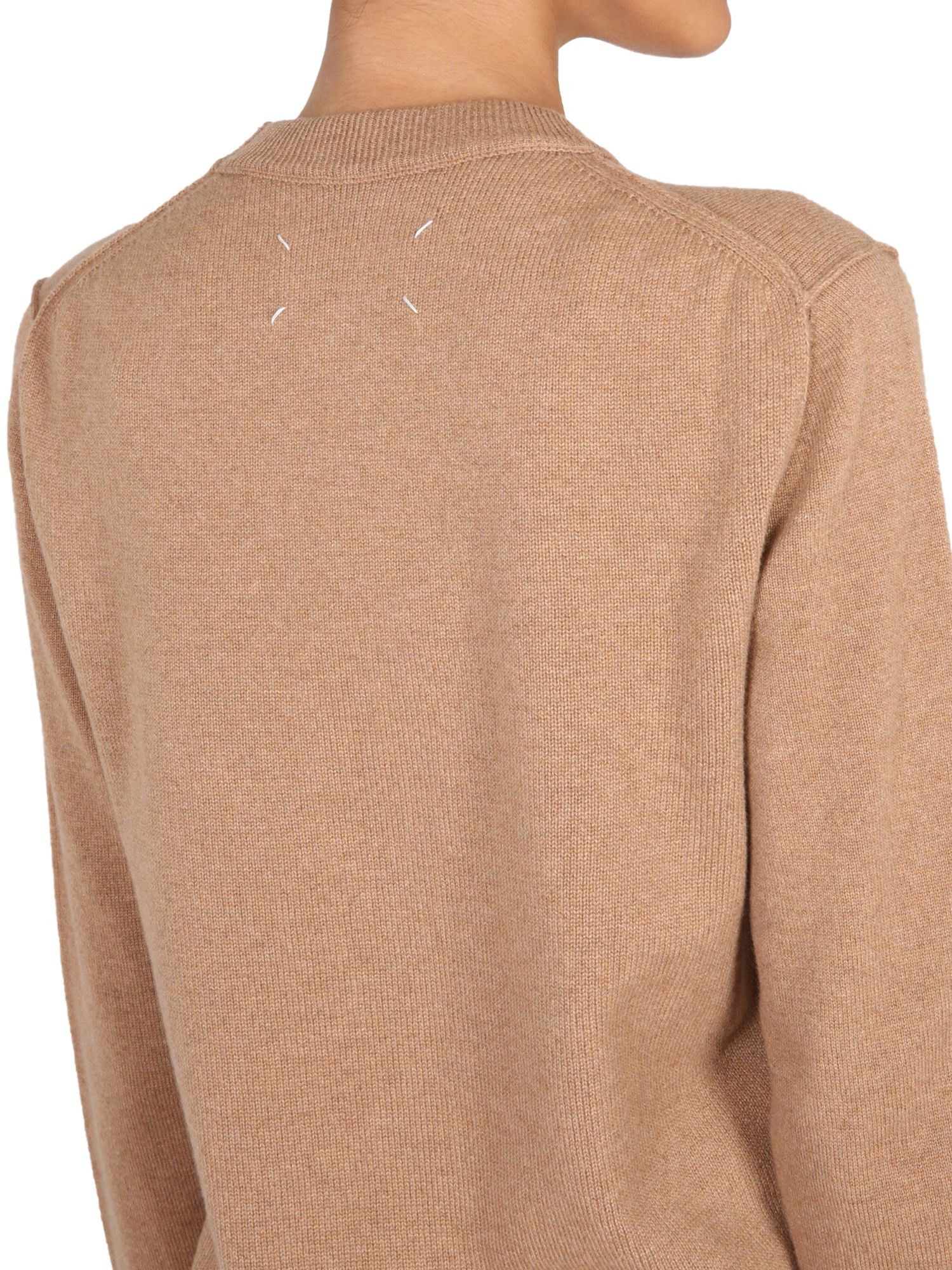 Maison Margiela o1y0625 Cashmere Blend Sweater in Camel Size L / US 10 / IT 46 - 2 Thumbnail