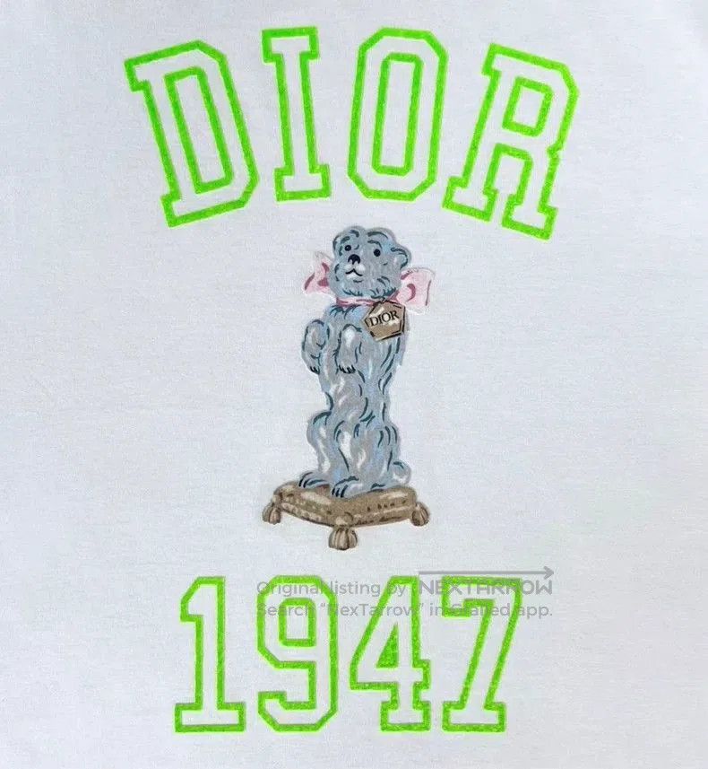 Dior Dior 1947 Bob Dog Logo Short Sleeve Tee. Size US M / EU 48-50 / 2 - 4 Thumbnail