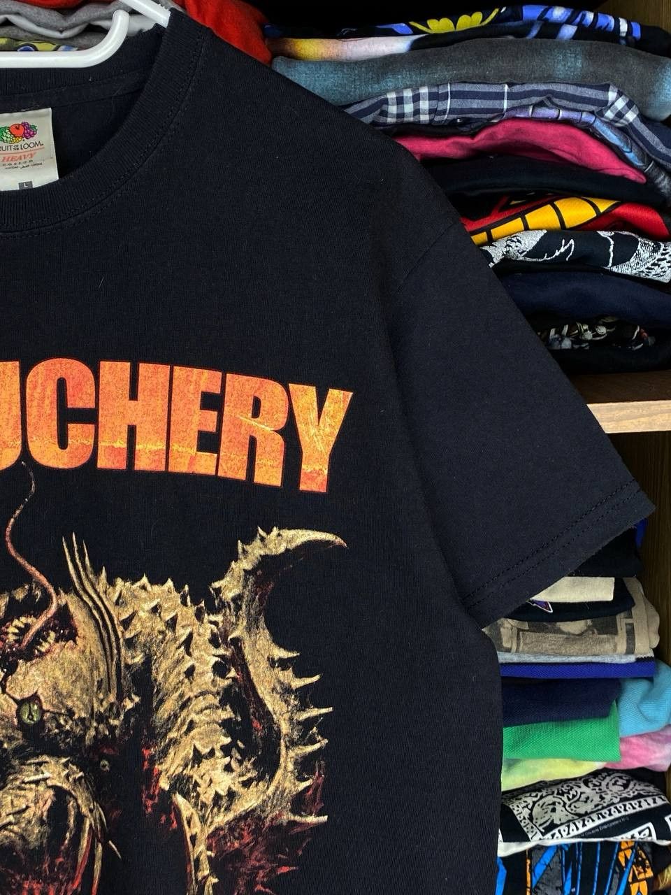 Band Tees Debauchery "Fuck Humanity" 2015 Horror Rock Band Tee Size US L / EU 52-54 / 3 - 4 Thumbnail