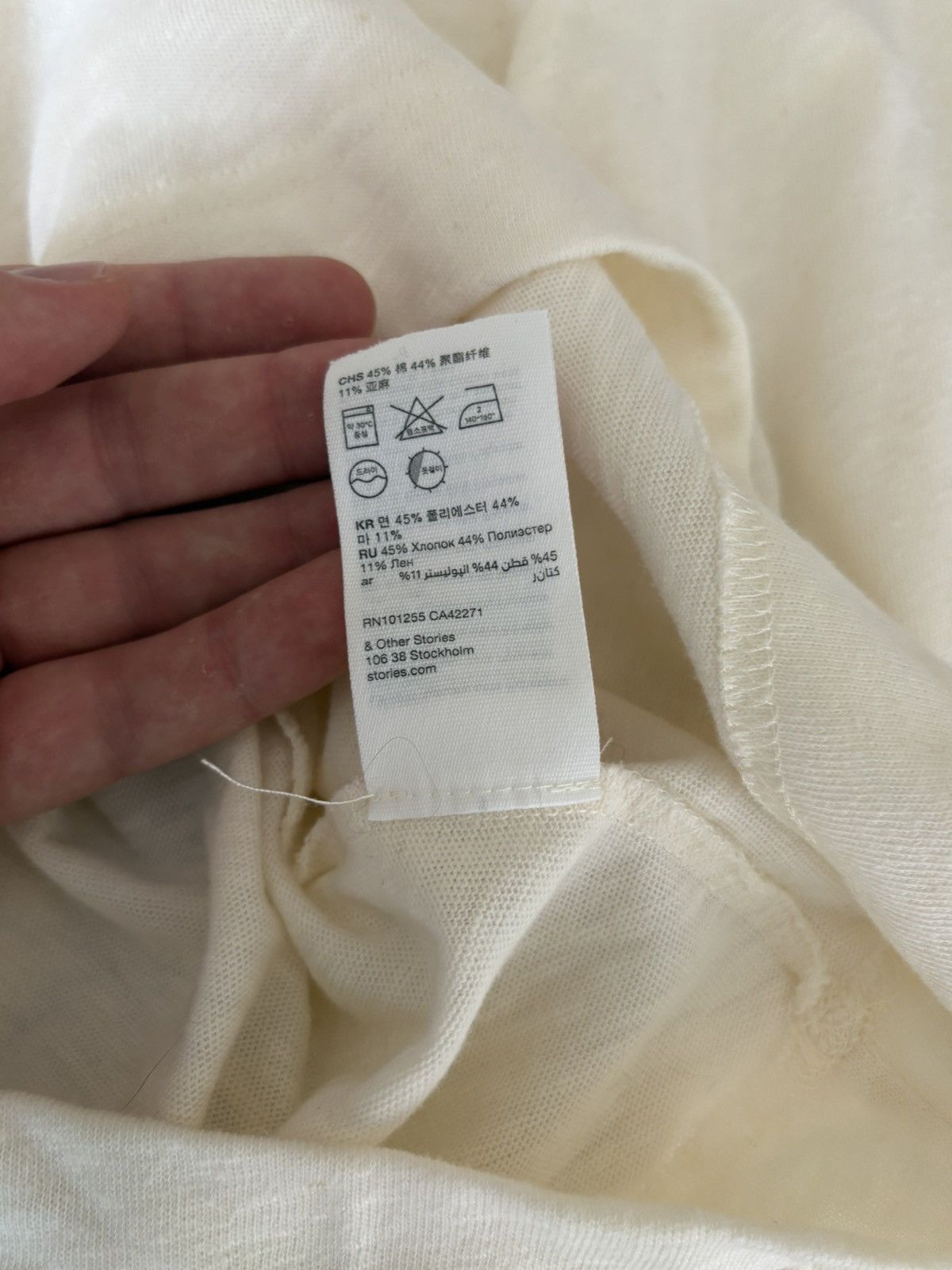 & Other Stories & Other Stories Cream Pullover Sweater M Womens Size M / US 6-8 / IT 42-44 - 7 Thumbnail