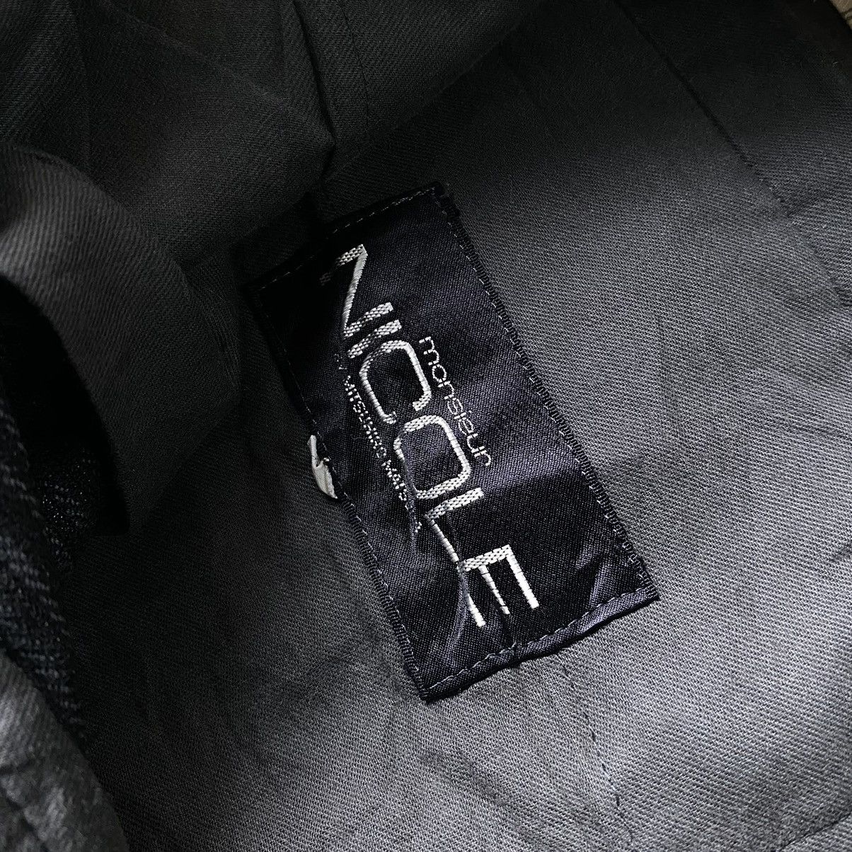 If Six Was Nine × Japanese Brand × Le Grande Bleu (L.G.B.) monsieur nicole by mitsuhiro matsuda trouser buckle back Size US 27 - 7 Thumbnail
