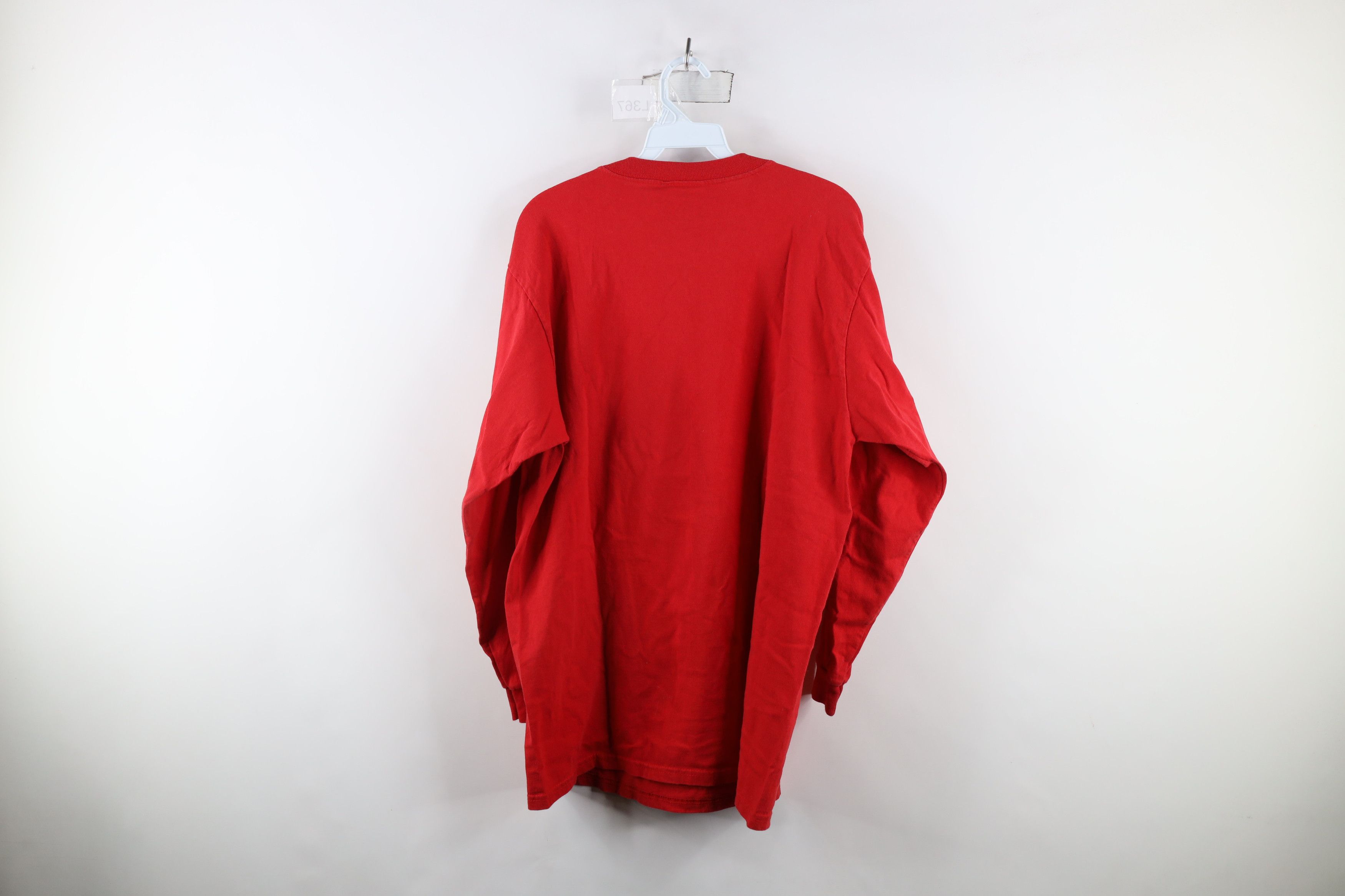 Vintage Vintage NASCAR Kahne Racing Long Sleeve T-Shirt Red Cotton Size US L / EU 52-54 / 3 - 12 Thumbnail