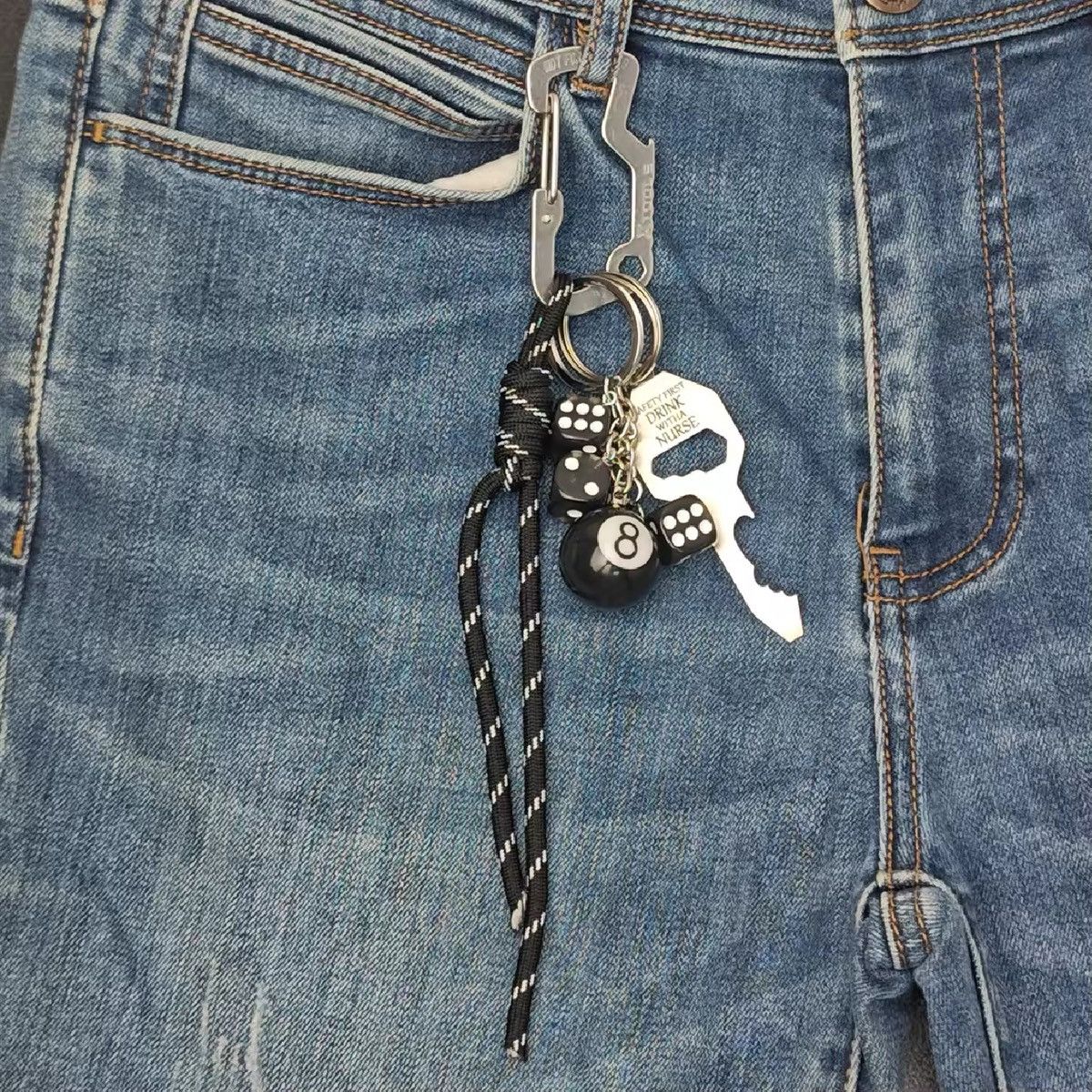 Vintage Multifunctional Waist Fashionable Accessories Keychain Size ONE SIZE - 3 Thumbnail