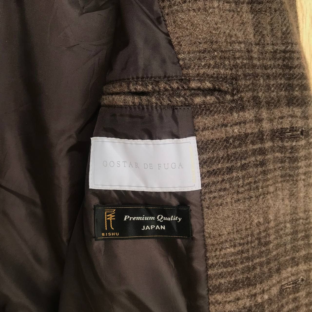 GOSTAR DE FUGA Go Star De Fuga wool plaid long jacket size 44 Size US S / EU 44-46 / 1 - 10 Thumbnail