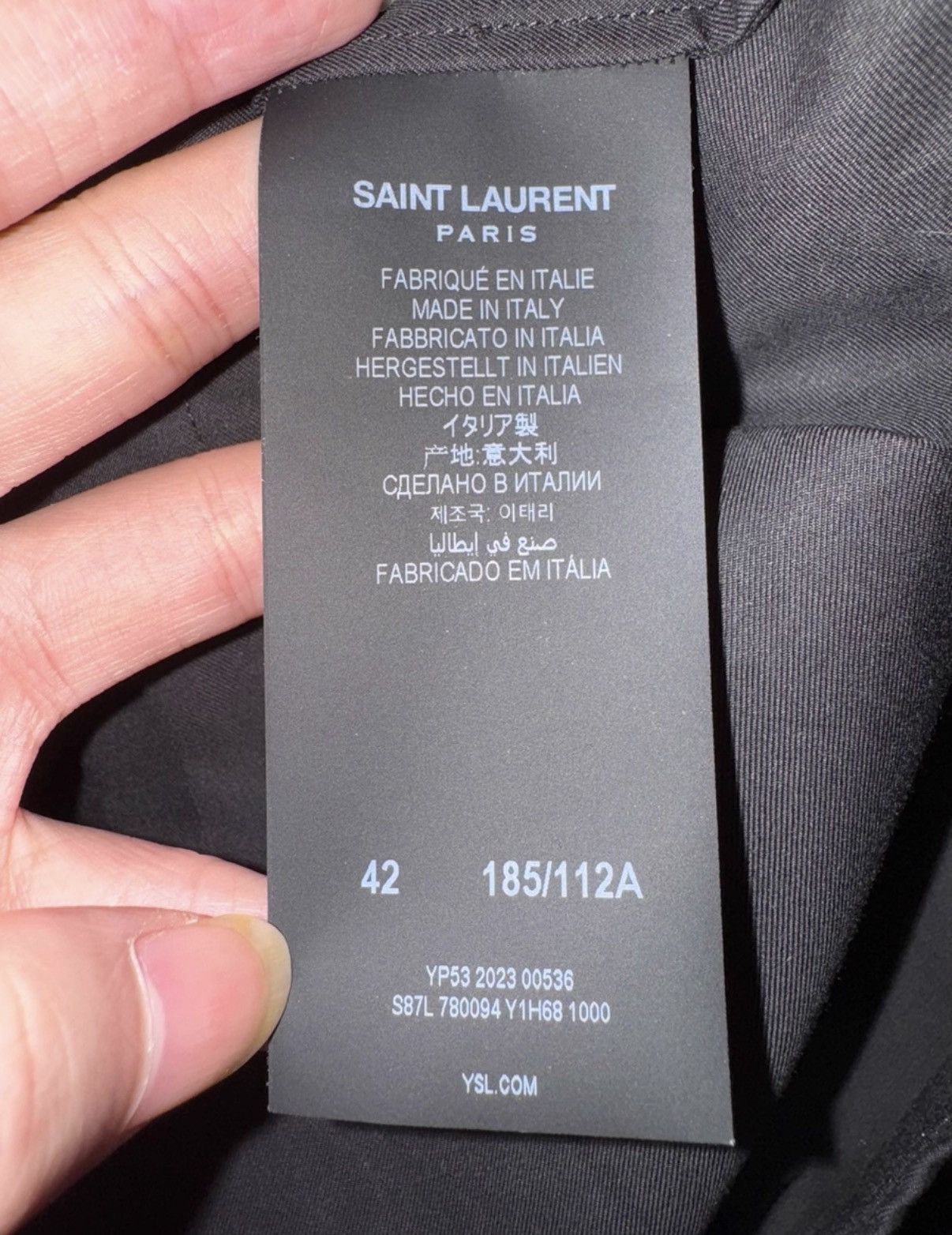 Saint Laurent Paris SLP) 24SS "Black Knight" Stand Collar Accordion Pleat Shirt Size US XXL / EU 58 / 5 - 6 Thumbnail