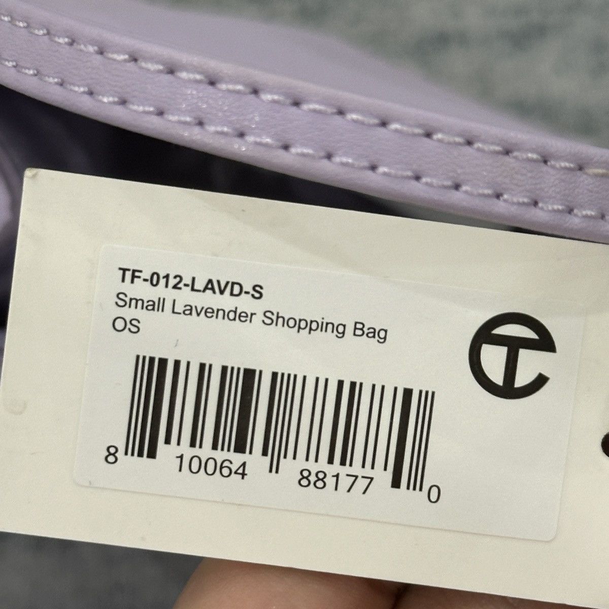 Telfar TELFAR SMALL SHOPPING BAG LAVENDER Size ONE SIZE - 9 Thumbnail