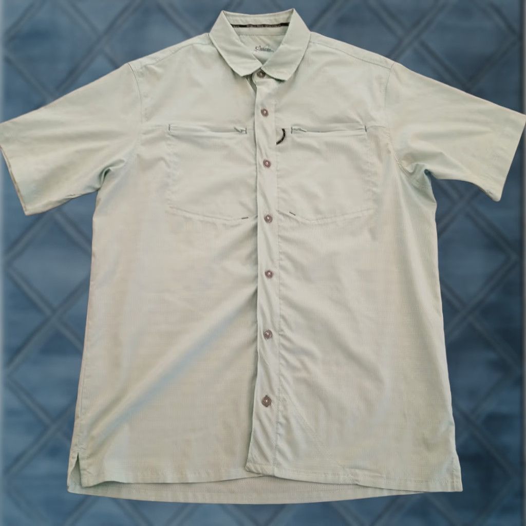 Vintage World Wide Sportsman Shirt Mens M Green Striped Short Sleeve Button-Down Pocketed Size US M / EU 48-50 / 2 - 1 Thumbnail