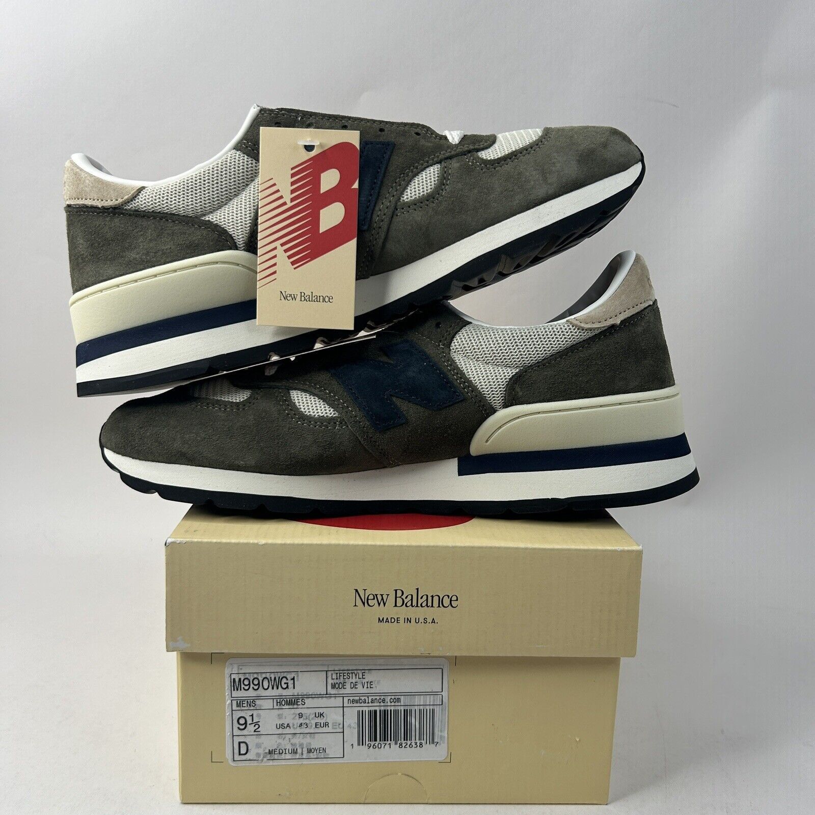 New Balance New Balance 990v1 x Teddy Santis MiUSA “Blue Grey” 2024 Size US 9.5 / EU 42-43 - 3 Thumbnail