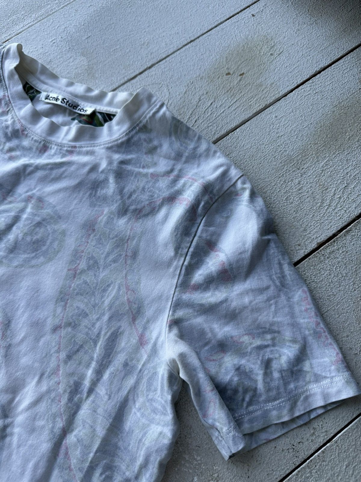 Acne Studios GRAIL 🚨ACNE TEE MONOGRAM WHITE RARE Y2K REVERSE Size US XS / EU 42 / 0 - 7 Thumbnail