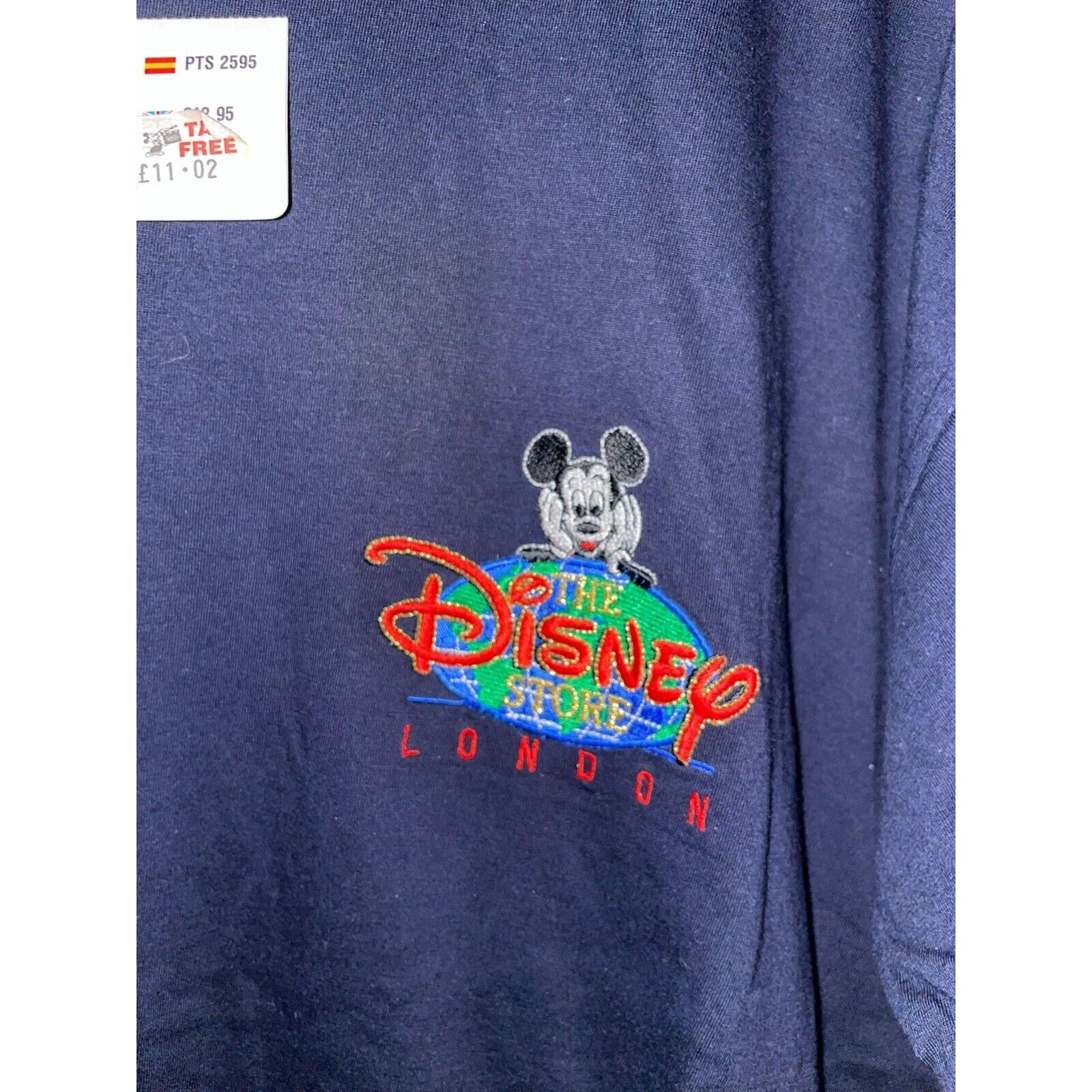 Disney Vintage Disney London Shirt The Store Blue Mickey Mouse Tee Size US L / EU 52-54 / 3 - 2 Thumbnail