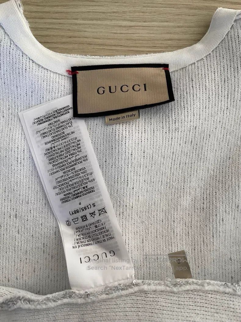 Gucci Gucci Knitted sequin cardigan coat Size S / US 4 / IT 40 - 4 Thumbnail