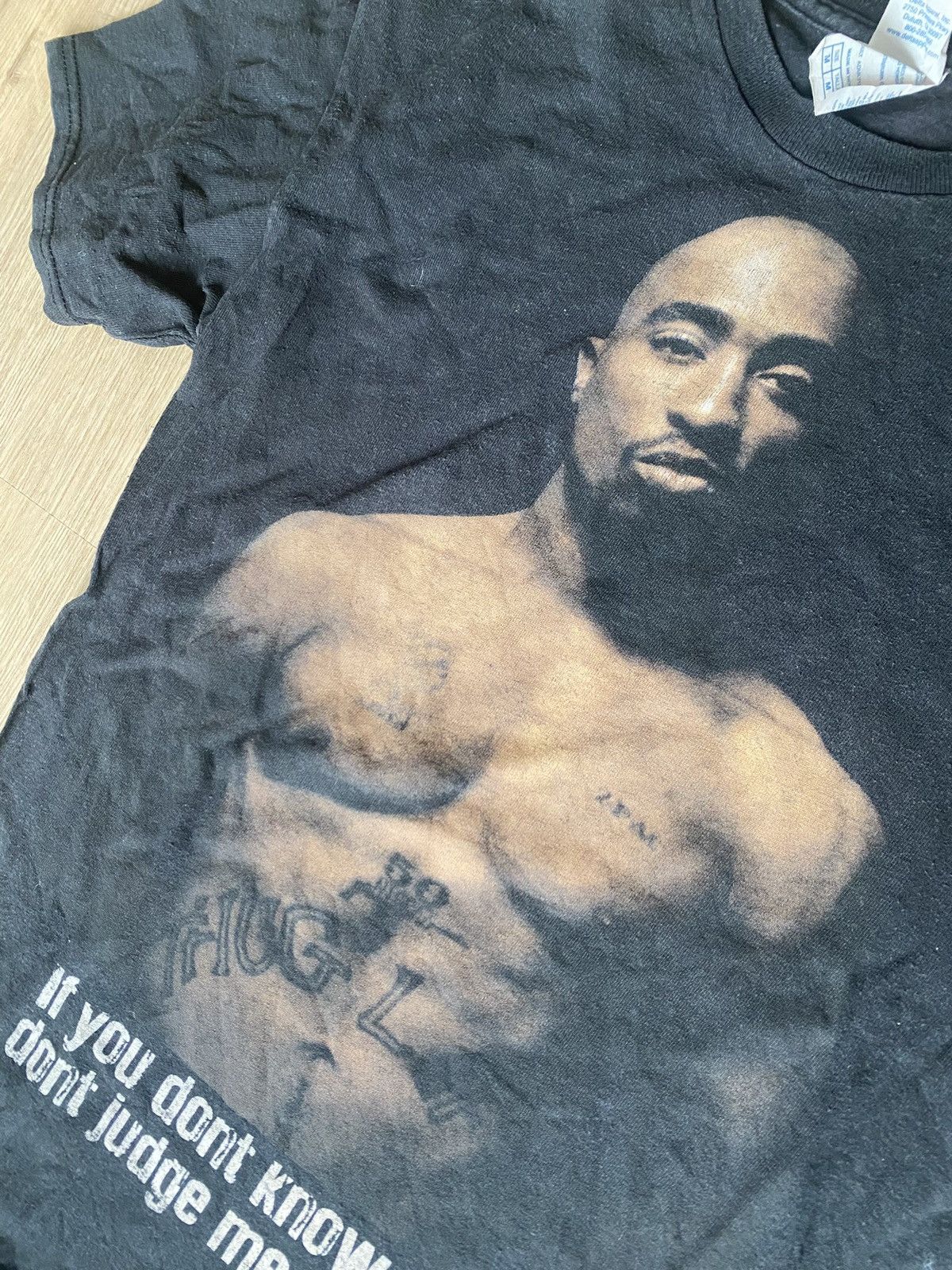 Vintage Vintage 90’s tshirt Tupac Shakur Size US M / EU 48-50 / 2 - 2 Thumbnail
