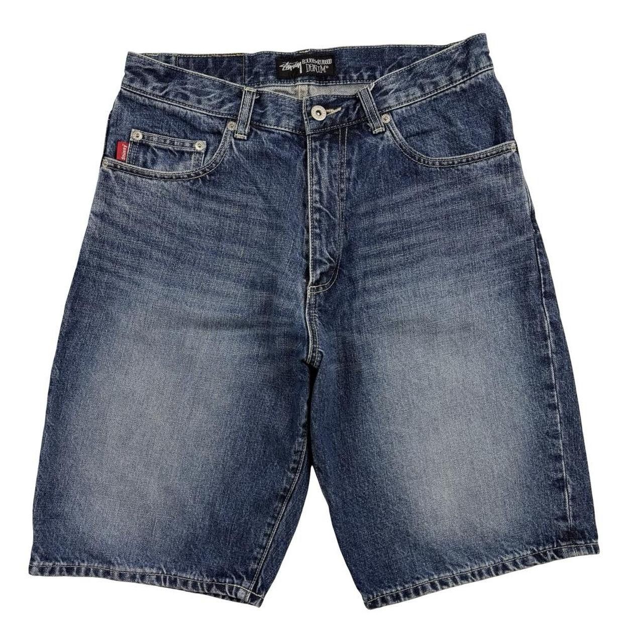 Stussy Vintage 2000s Stussy Denim Shorts / Jorts - Waist: 30” Size US 30 / EU 46 - 2 Thumbnail