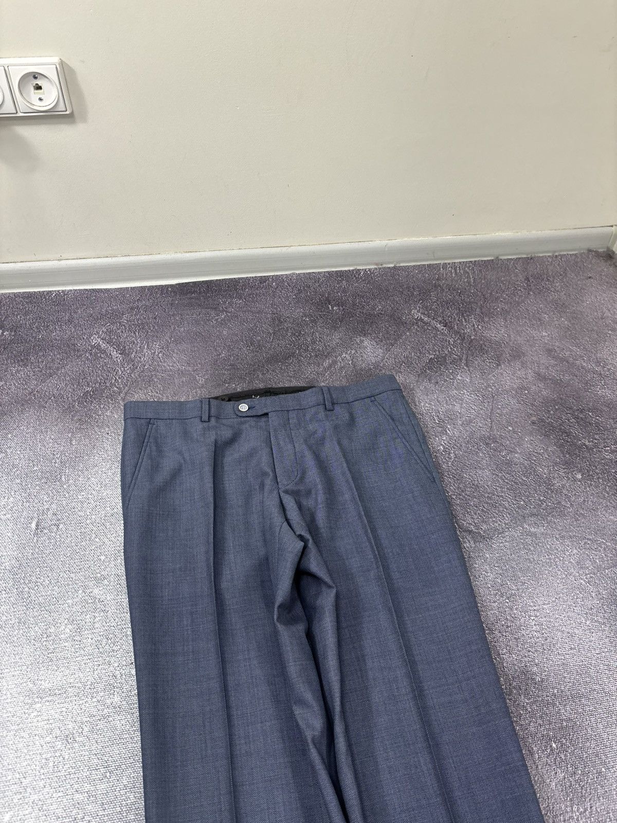 Vitale Barberis Canonico Thomas Baldwin Sartoriale Men’s VBC Super 140s Wool Suit Size 40R - 20 Thumbnail
