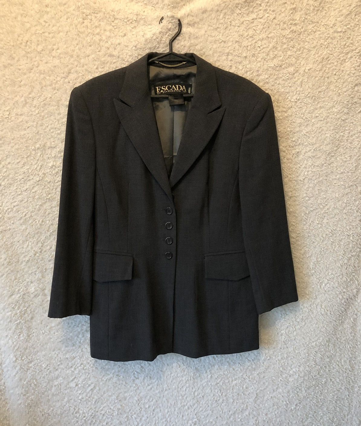 Escada Blazer Escada By Margaretha Ley wool Size L / US 10 / IT 46 - 1 Thumbnail