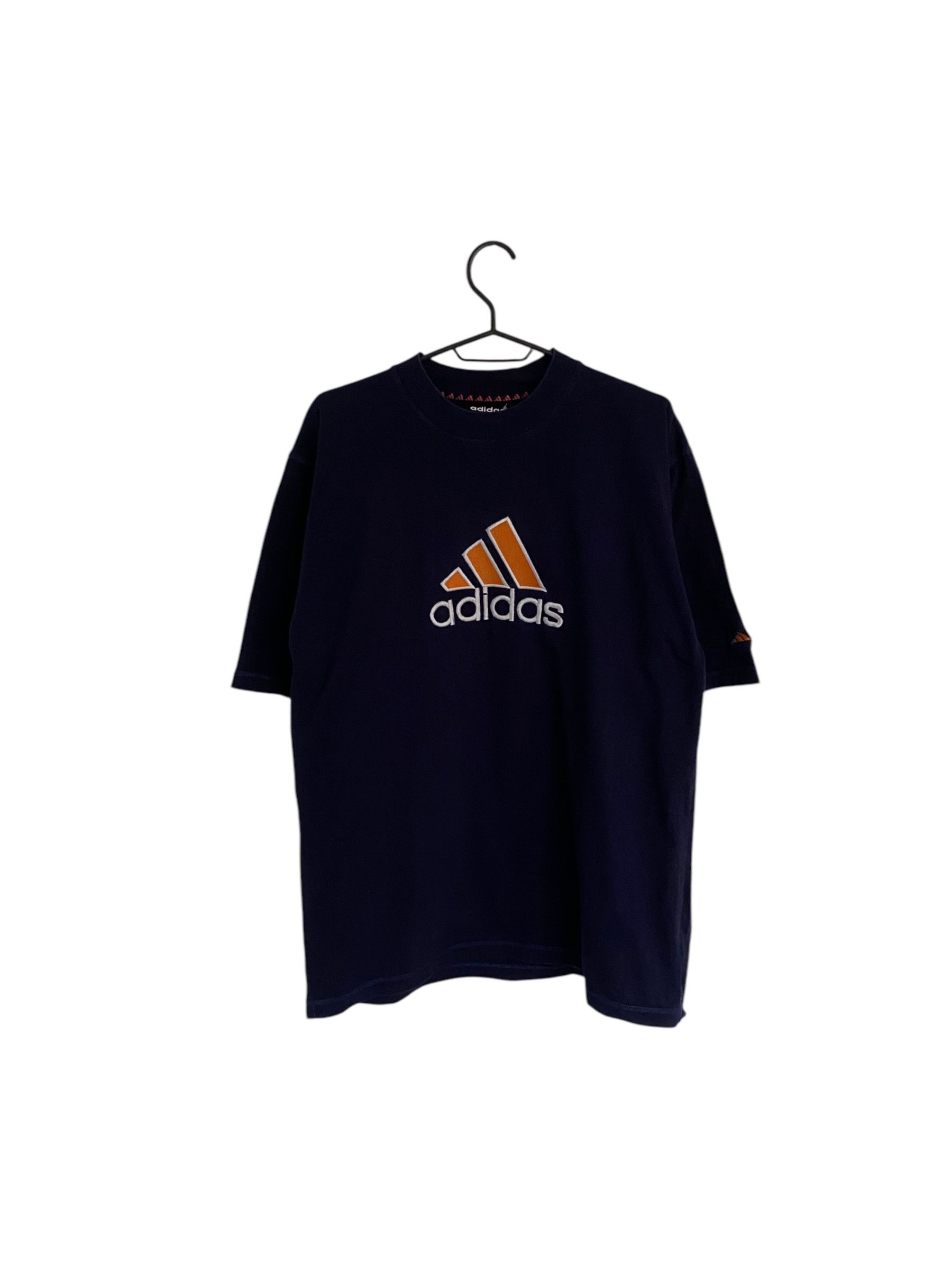 Adidas × Vintage 90s' Adidas embroiered spellout t-shirt Size US XL / EU 56 / 4 - 1 Thumbnail