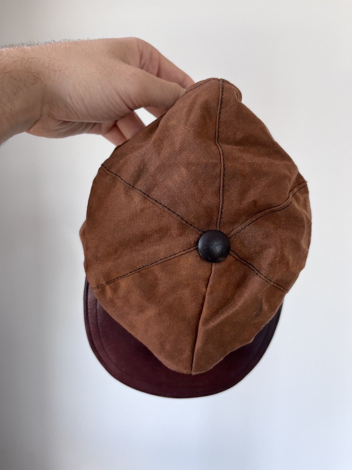 Vintage OXFORD Vintage Leather Brown Tartan Basseball Hat Cap Size ONE SIZE - 9 Thumbnail