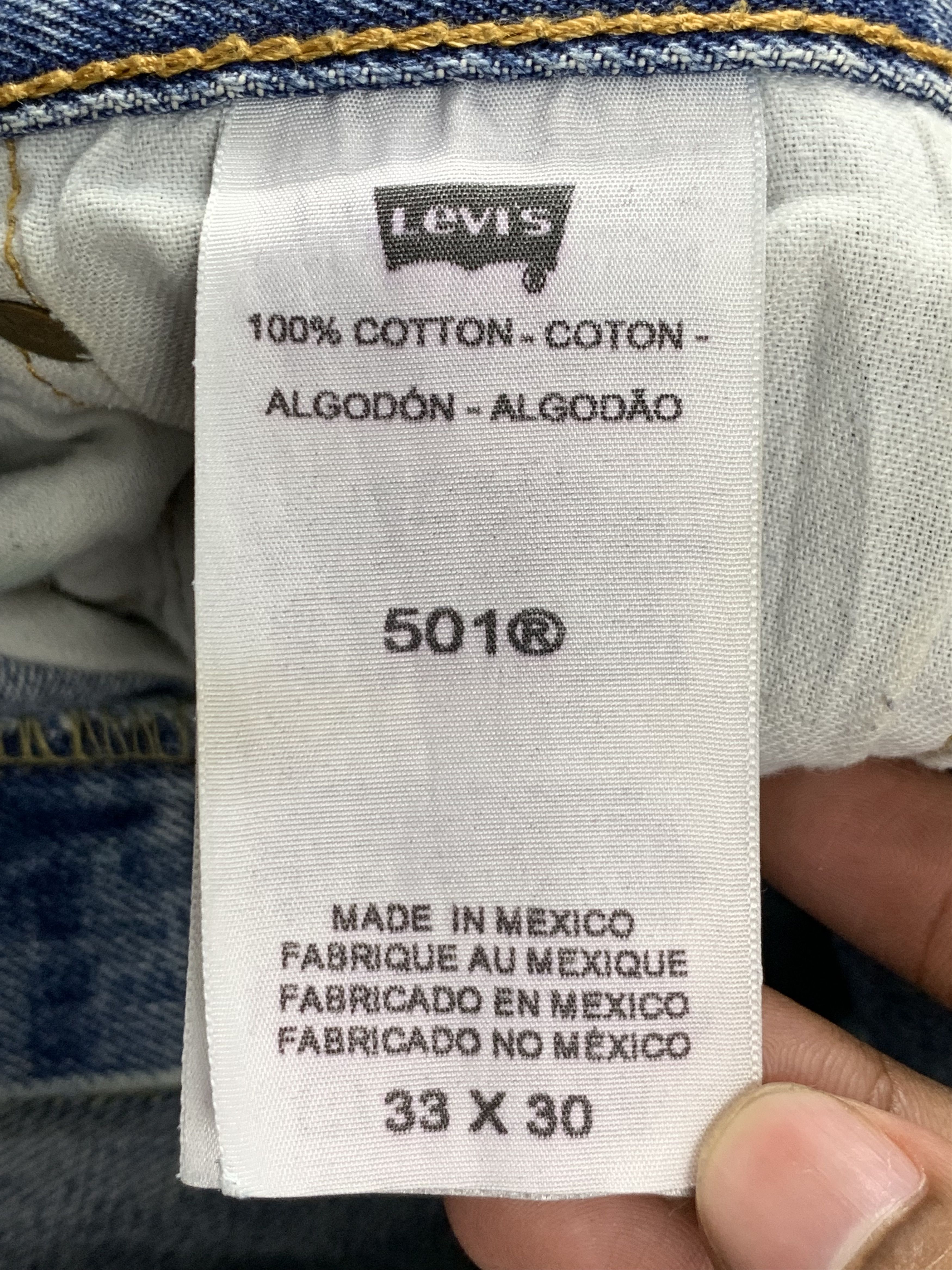 Levi's × Vintage Vintage Levis 501 Faded Blue Jeans Size US 32 / EU 48 - 5 Thumbnail