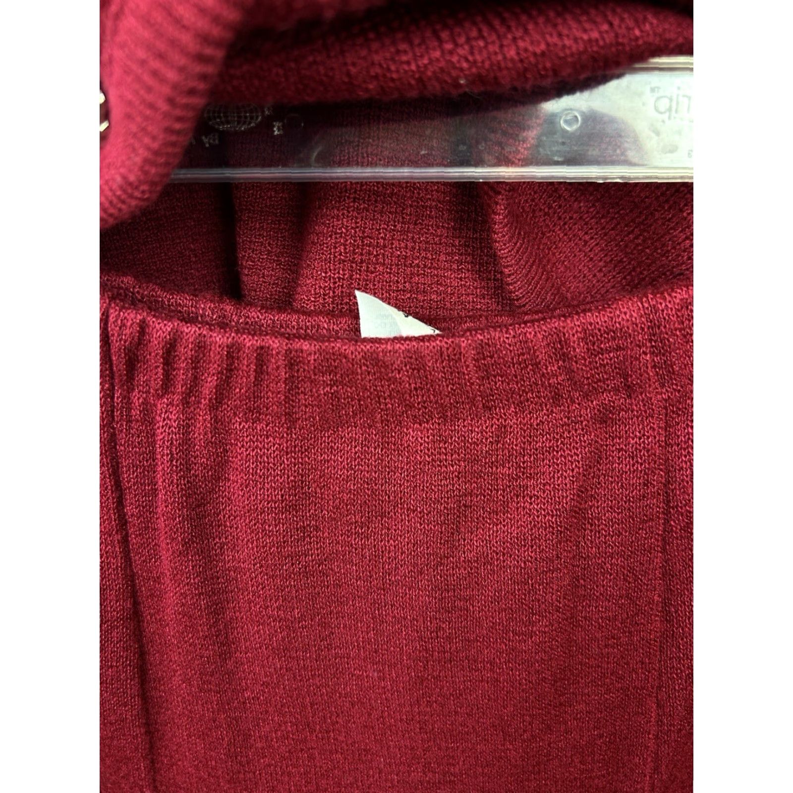 Vintage Vintage Mita Sweater Skirt Set Womens 14 Red Knit Suit 2 pc Stretchy Office Size XL / US 12-14 / IT 48-50 - 7 Thumbnail