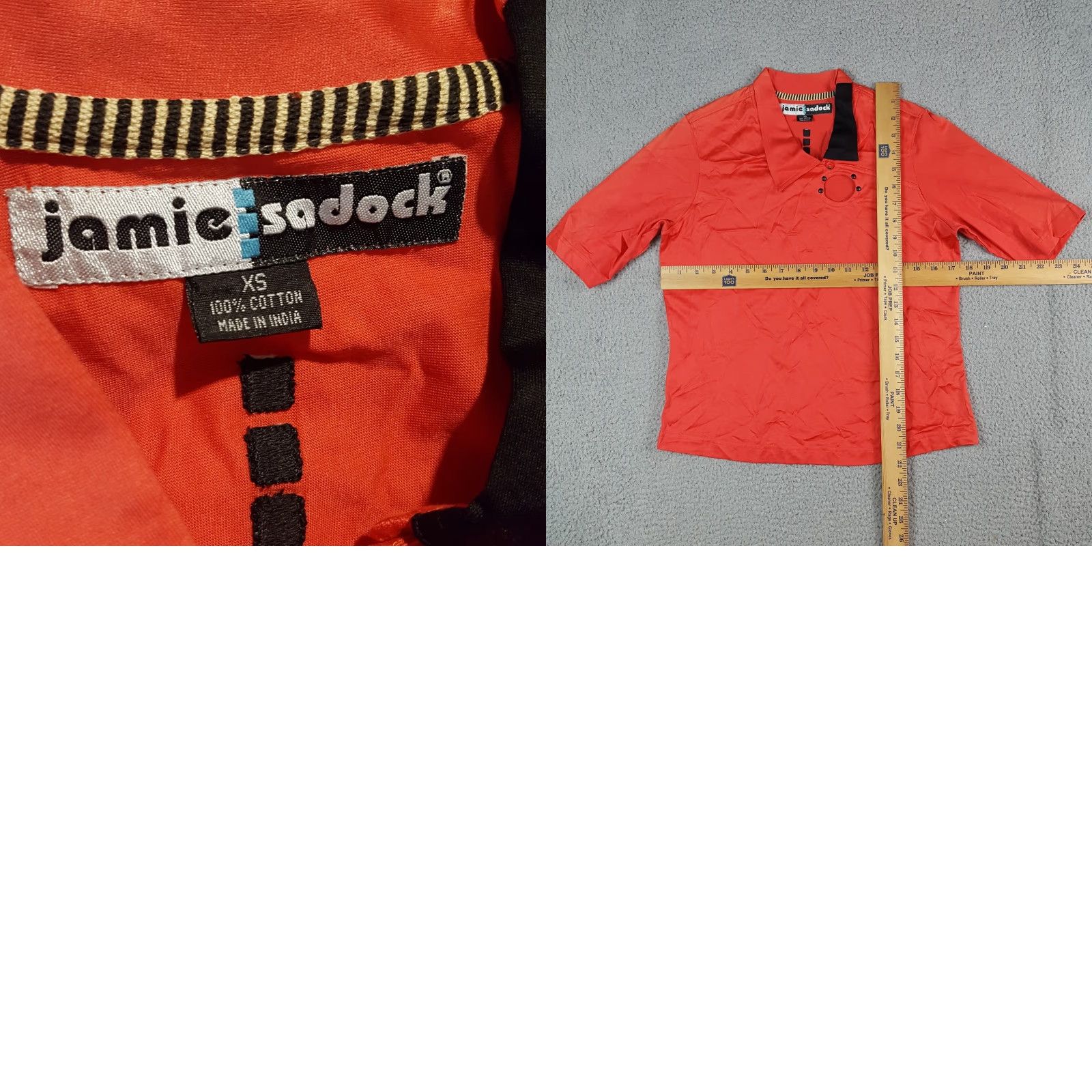 Vintage VINTAGE Jamie Sadock Polo Shirt Women's XS Button Collar Golf Polo Shirt Size XS / US 0-2 / IT 36-38 - 8 Thumbnail